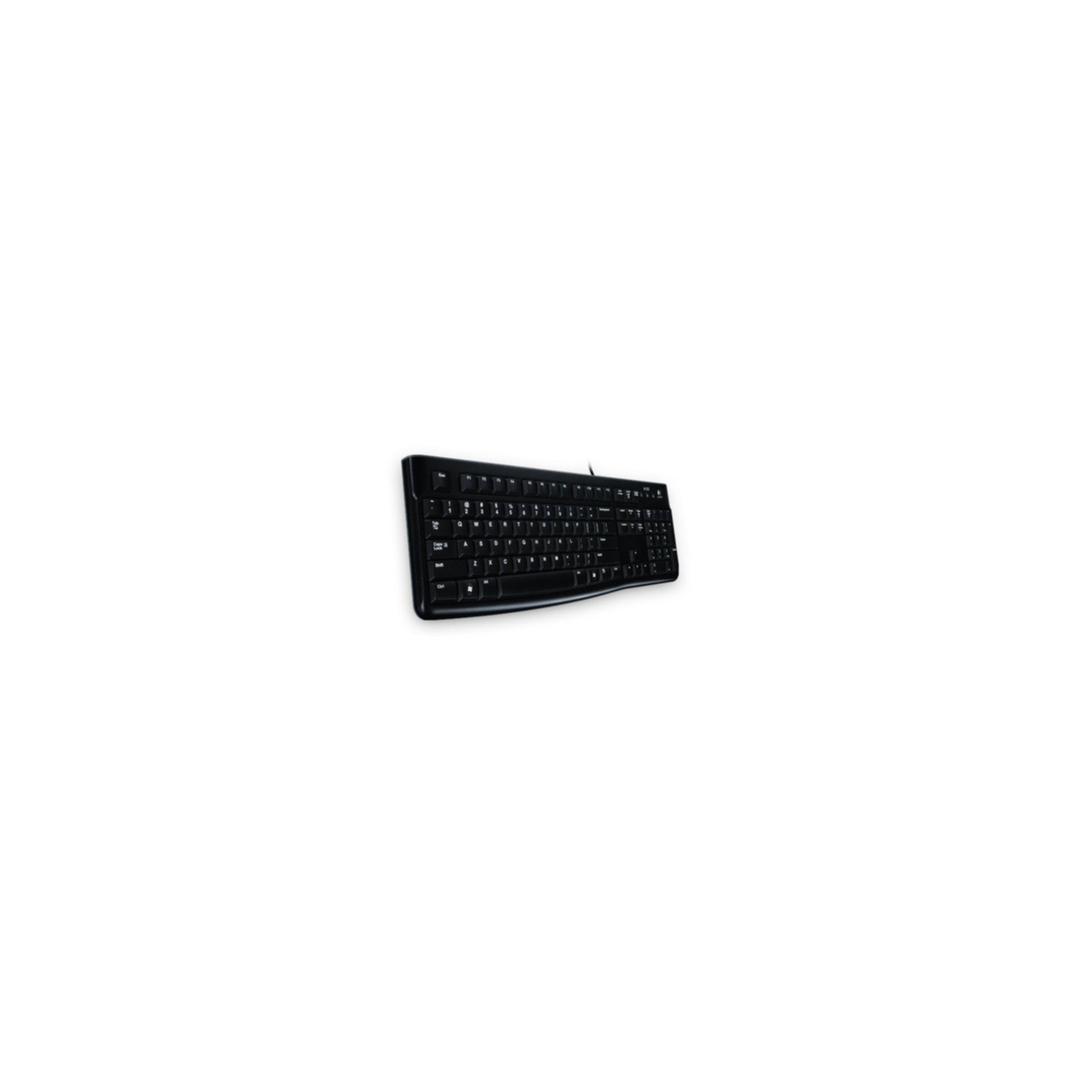 Keyboard Logitech OEM K120 wired black (DE) (920-002516)