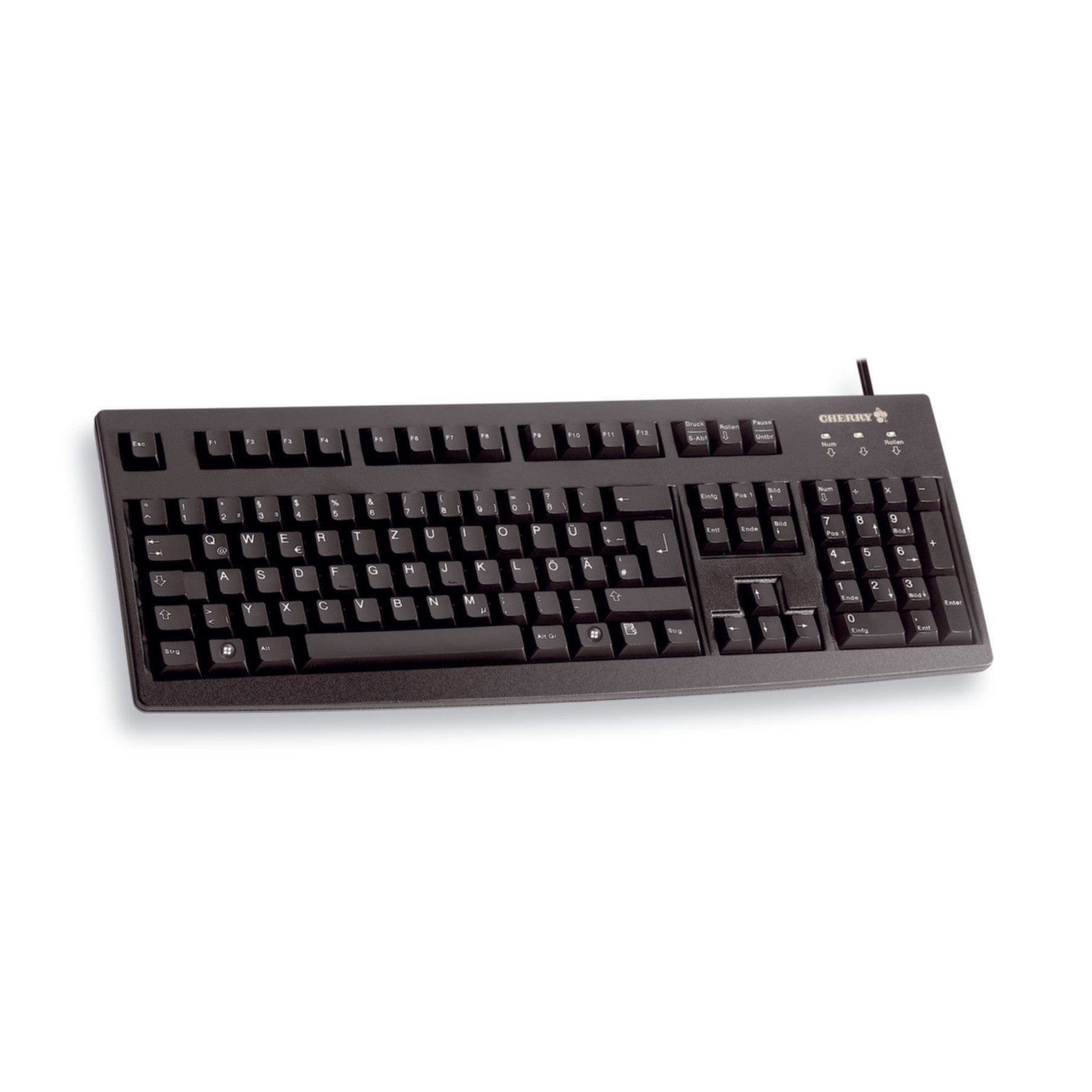 Keyboard Cherry Classic Line G83-6105 wired black (DE) (G83-6105LUNDE-2)