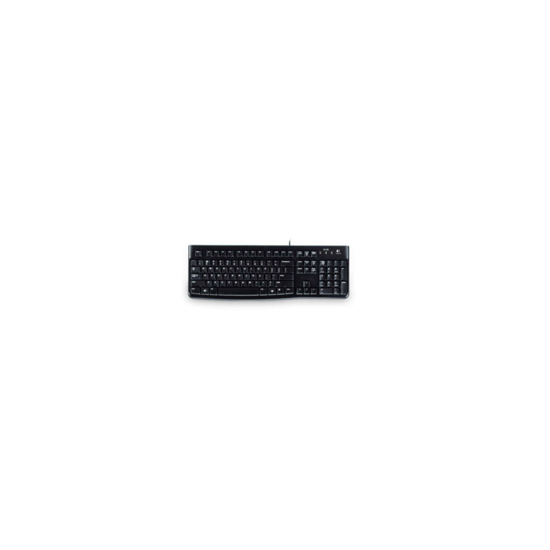 Keyboard Logitech K120 wired black (DE) (920-002489)