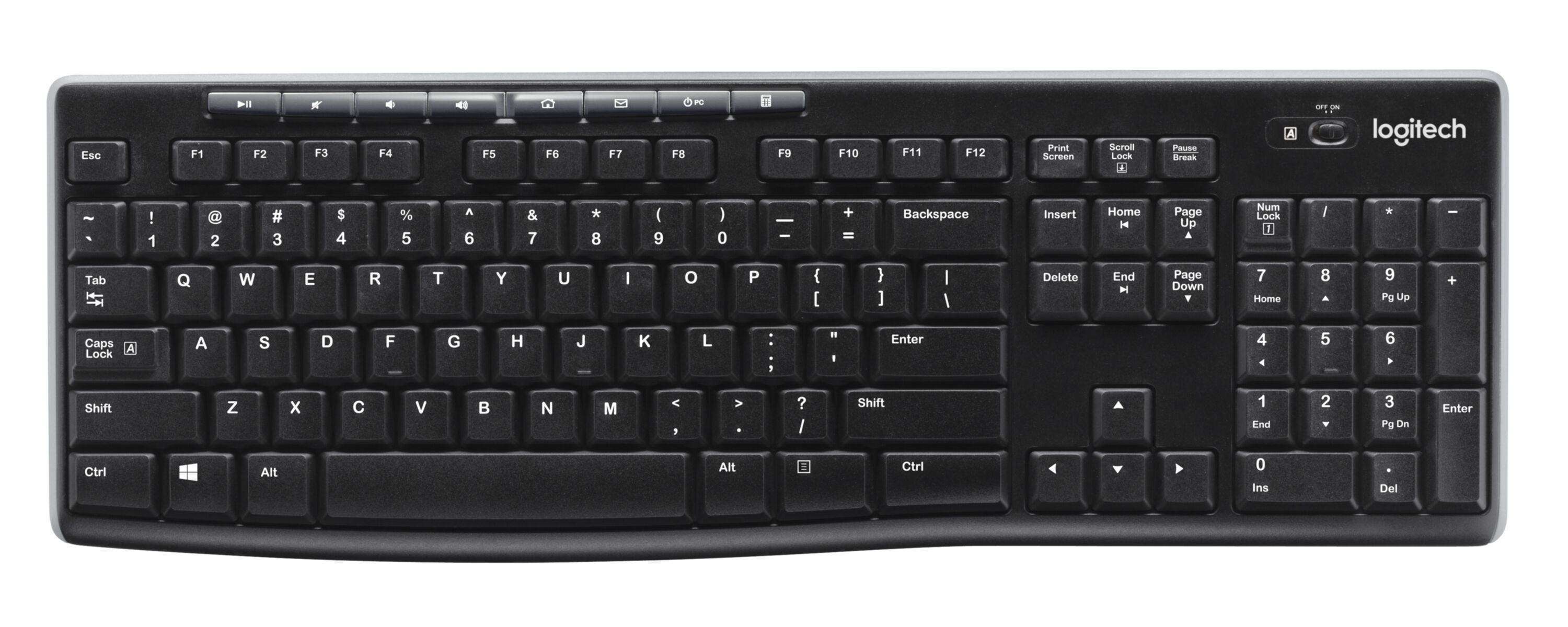 Keyboard Logitech K270 Wireless black (DE) (920-003052)