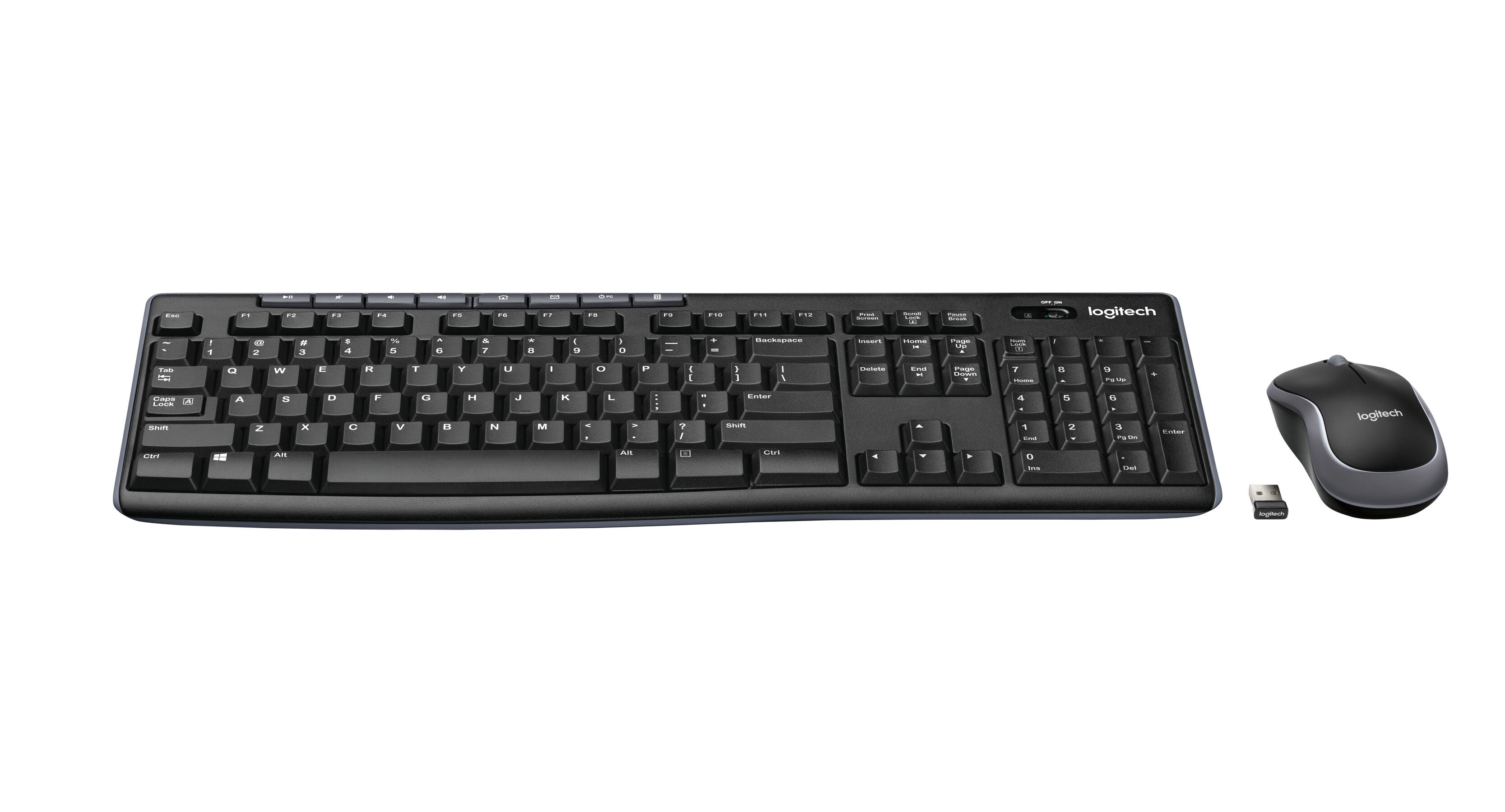 Keyboard & Mouse Logitech Wireless Combo MK270 black (DE) (920-004511)