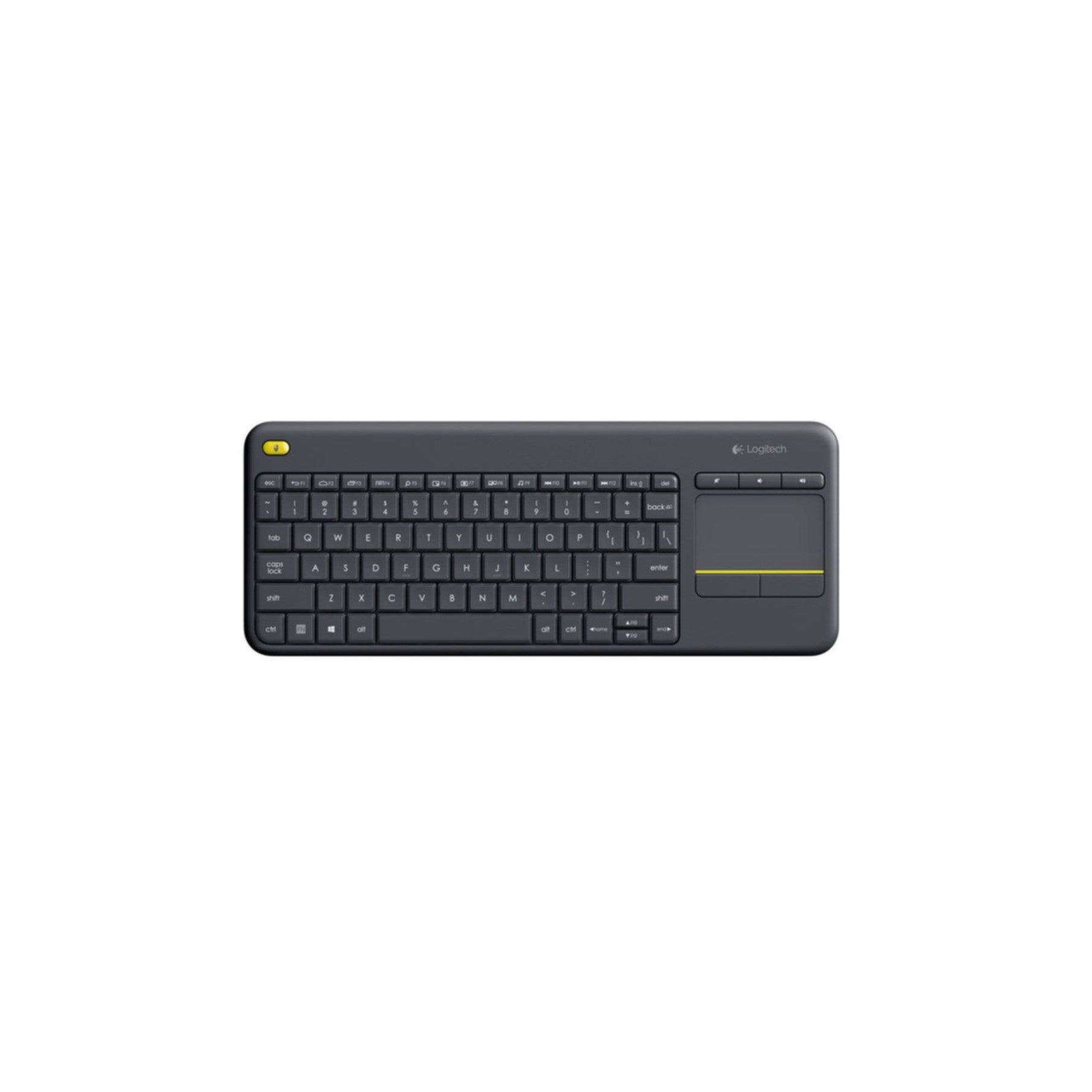 Keyboard Logitech K400 Plus Wireless Touch black (DE) (920-007127)