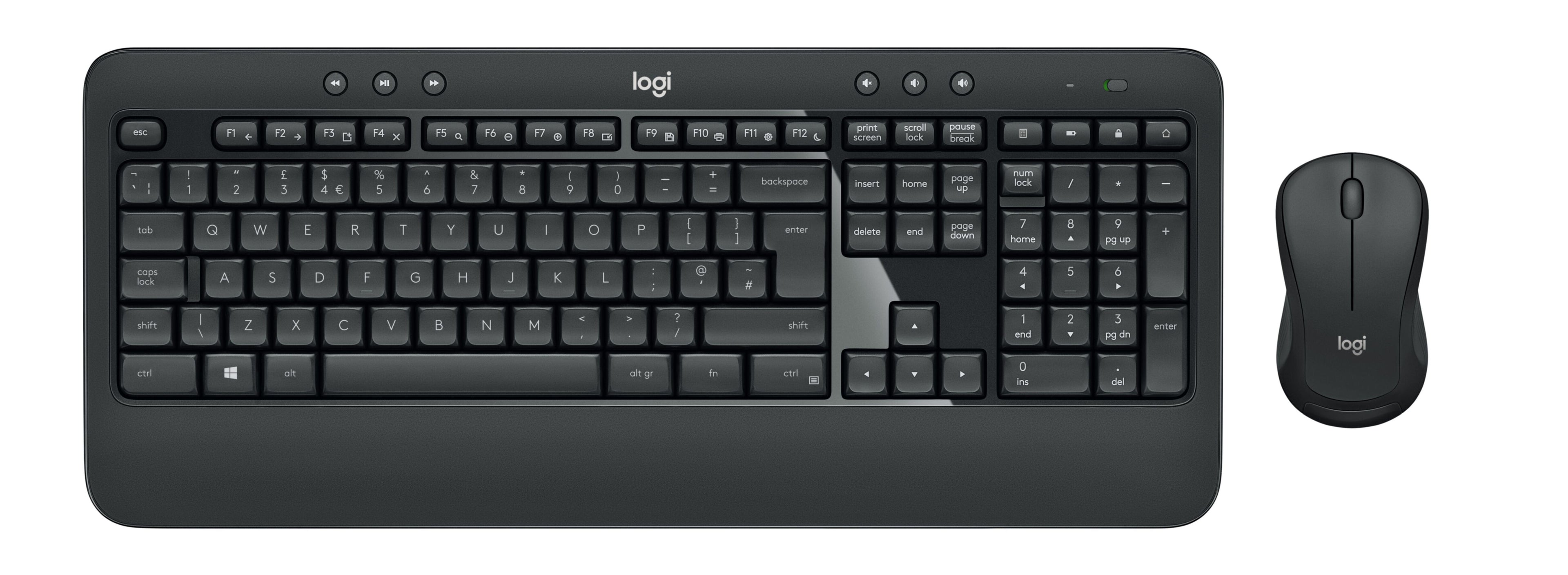 Keyboard & Mouse Logitech Wireless Combo MK540 black (DE) (920-008675)