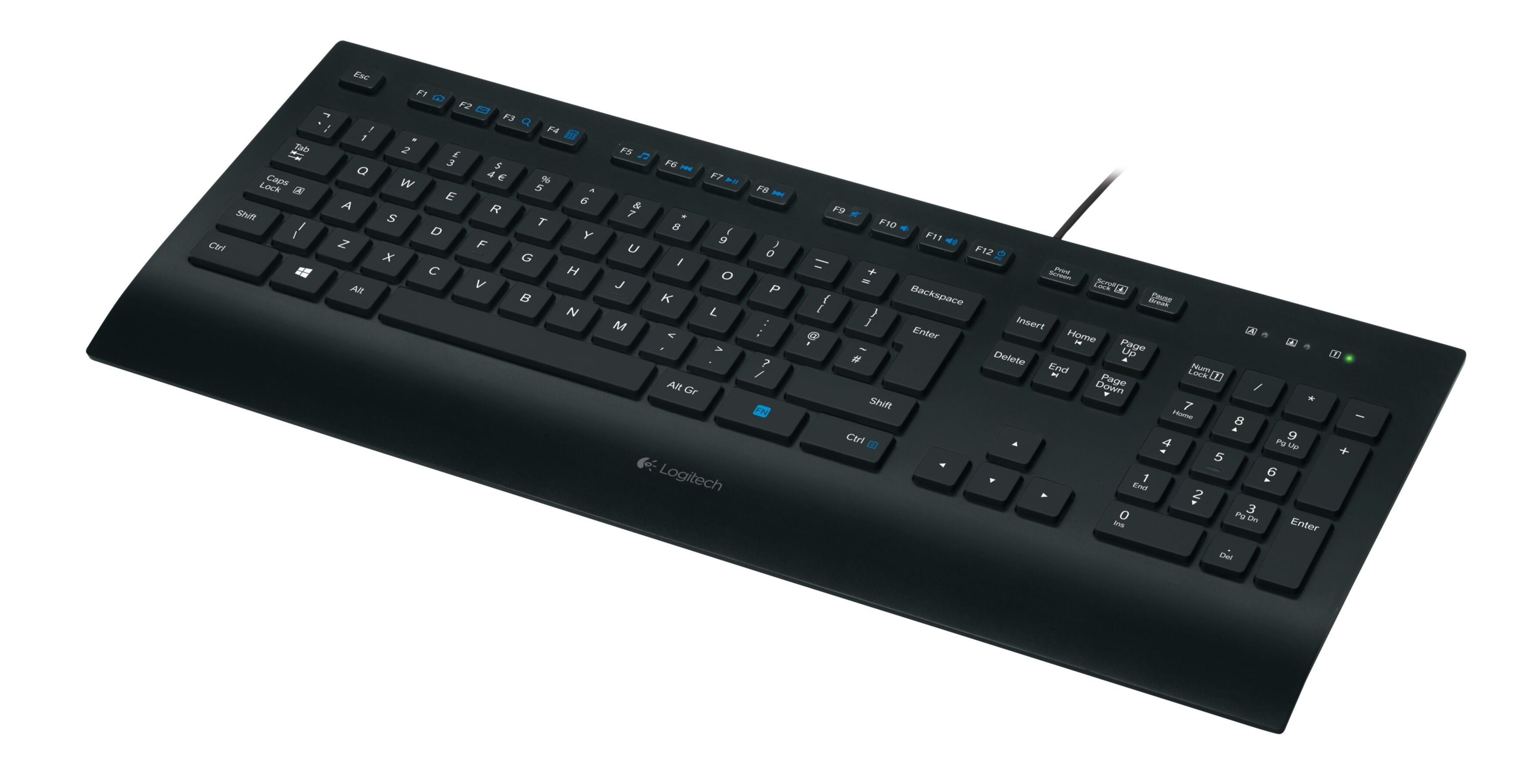 Keyboard Logitech K280e Wireless black (DE) (920-008669)