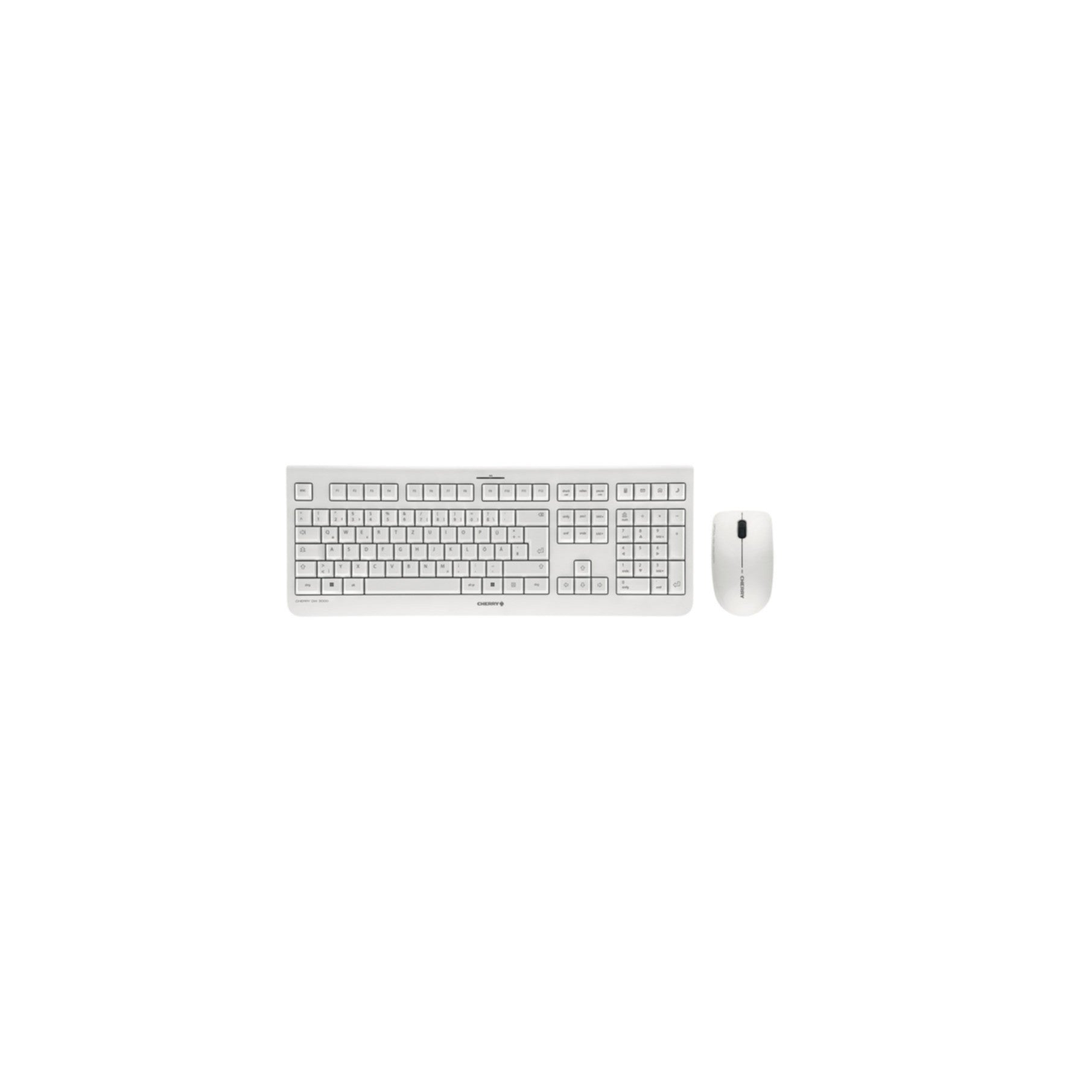 Keyboard & Mouse Cherry Wireless Combo DW3000 white (DE) (JD-0710DE-0)
