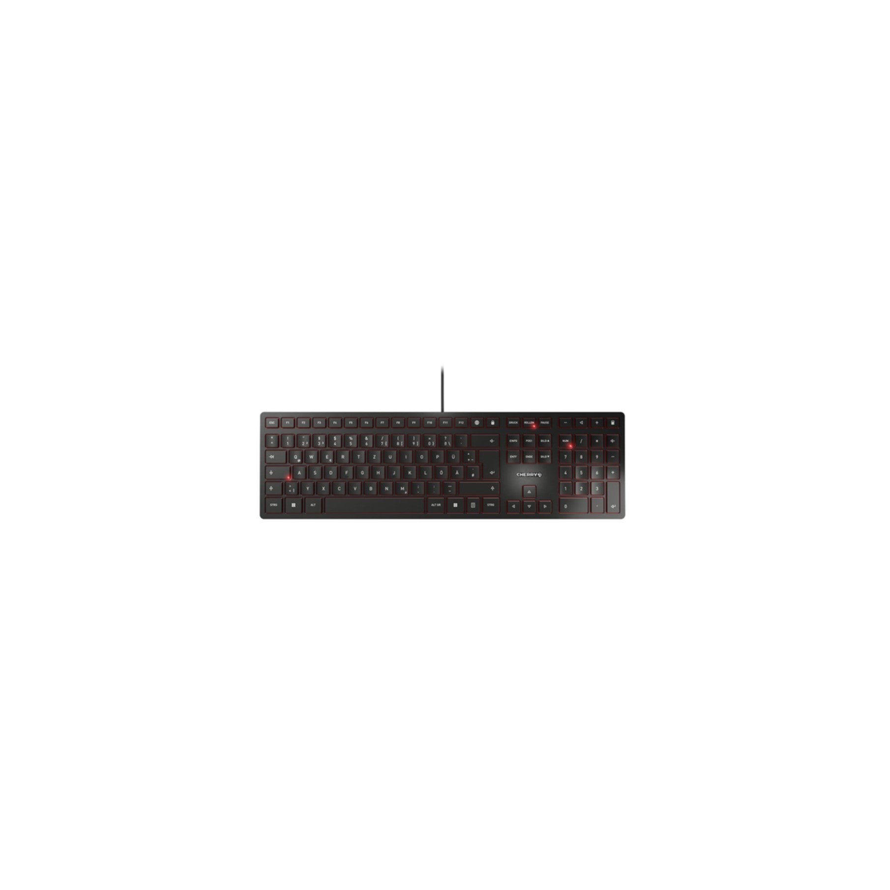Keyboard Cherry KC 6000 slim wired black (DE) (JK-1600DE-2)