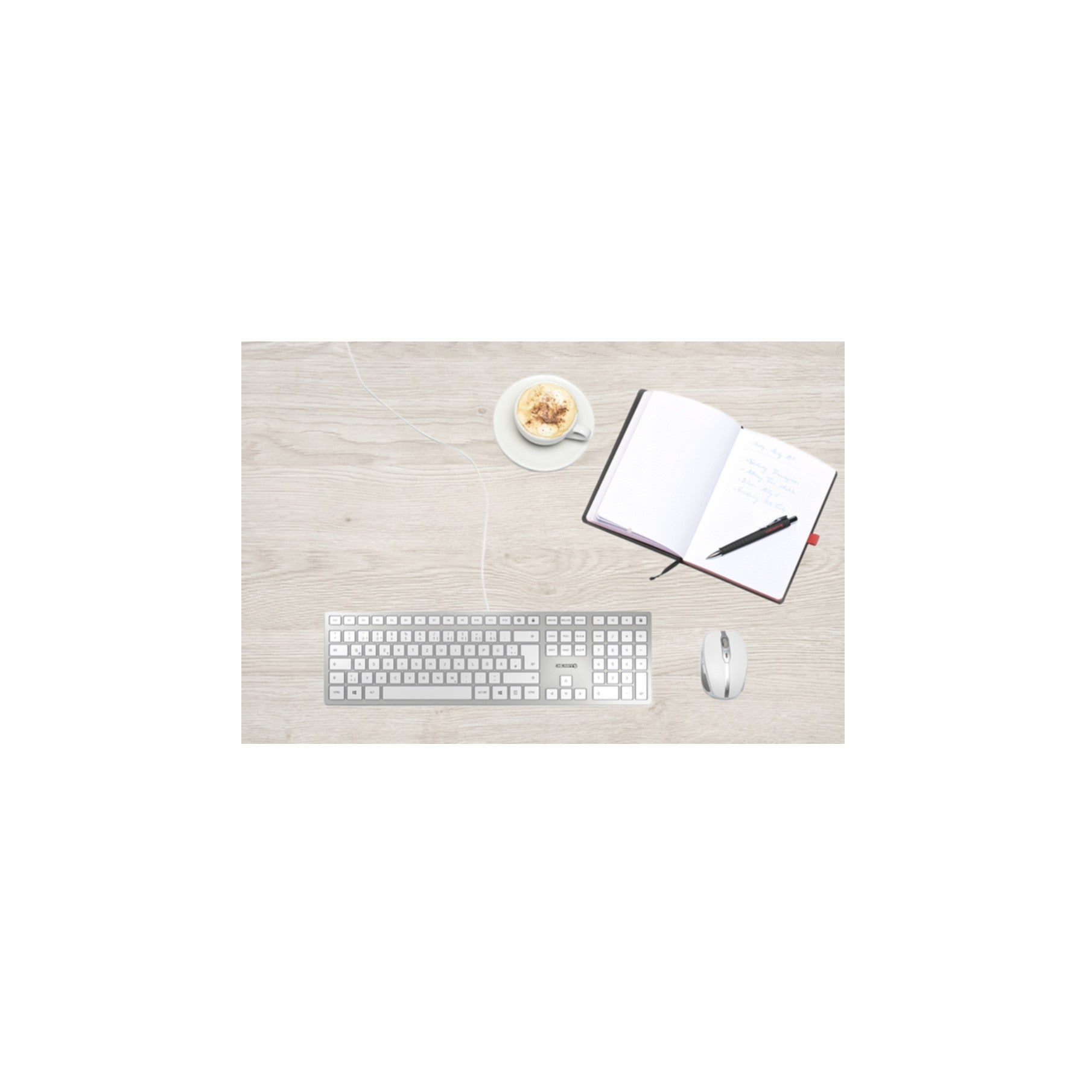 Keyboard Cherry KC 6000 slim wired silver (DE) (JK-1600DE-1)