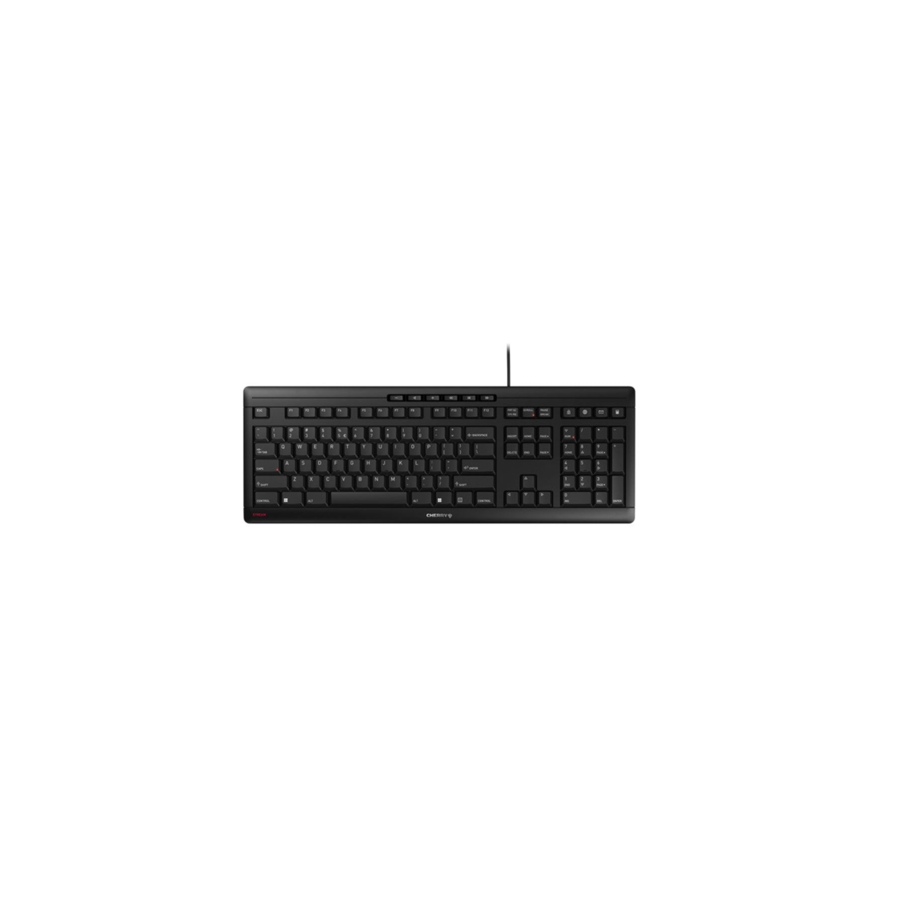 Keyboard Cherry STREAM wired black (US) (JK-8500EU-2)