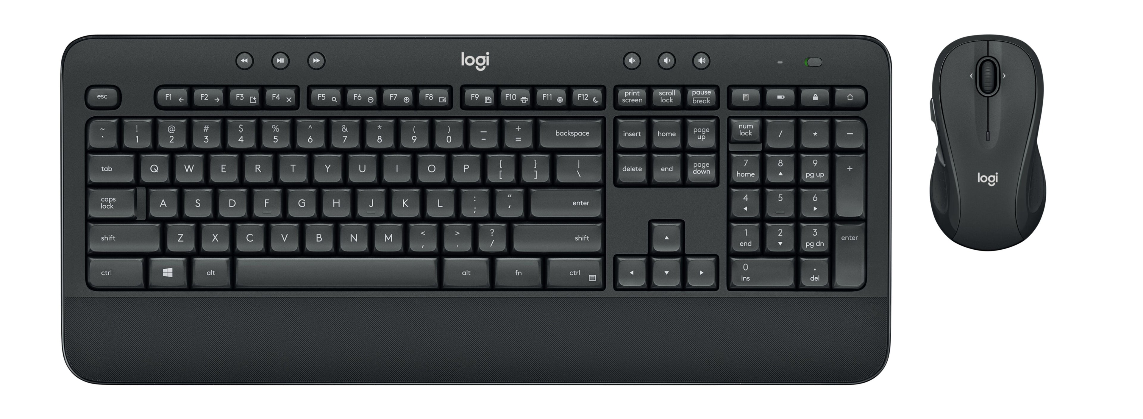 Keyboard & Mouse Logitech Wireless Combo MK545 black (DE) (920-008889)