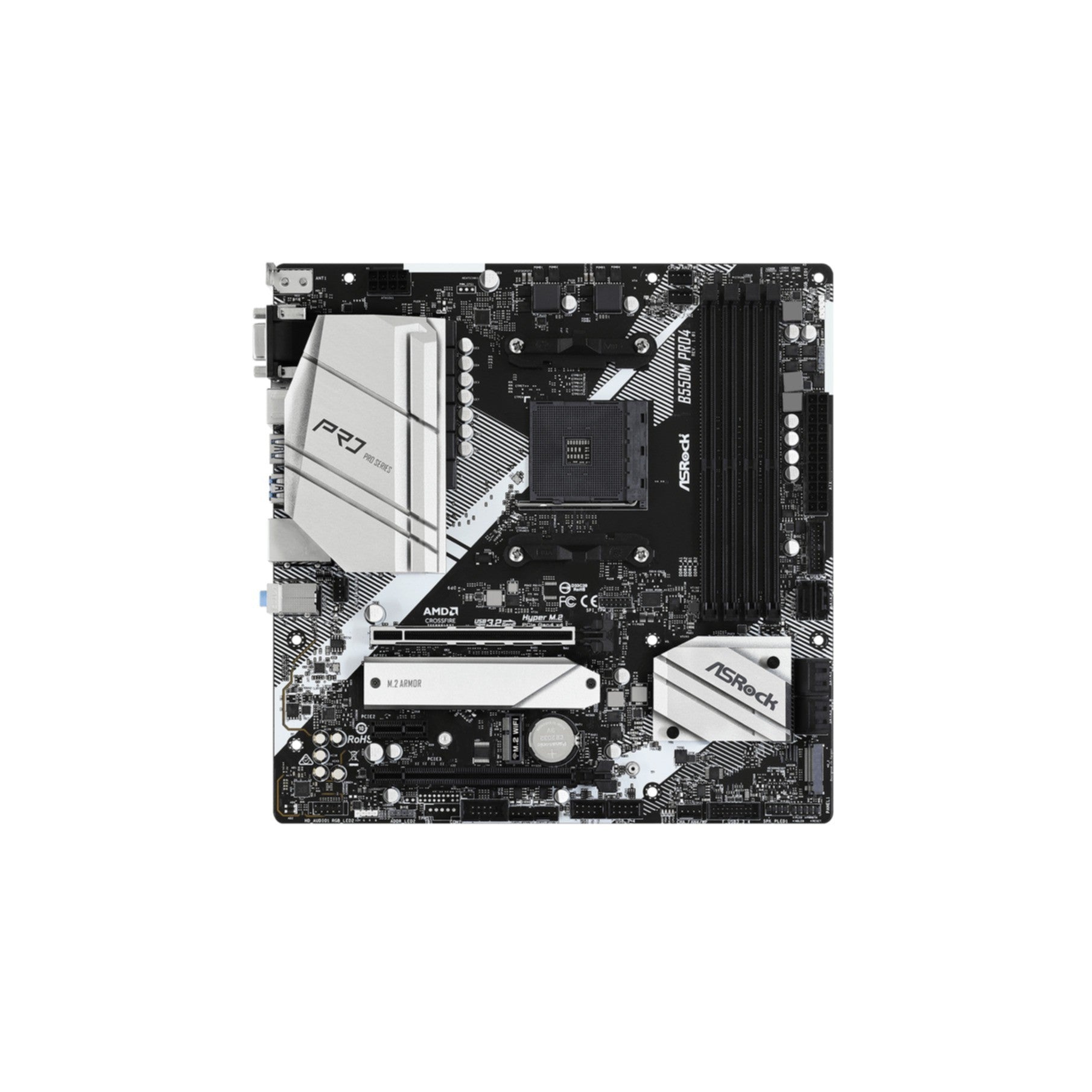 ASROCK B550M PRO 4 (AM4) (D)