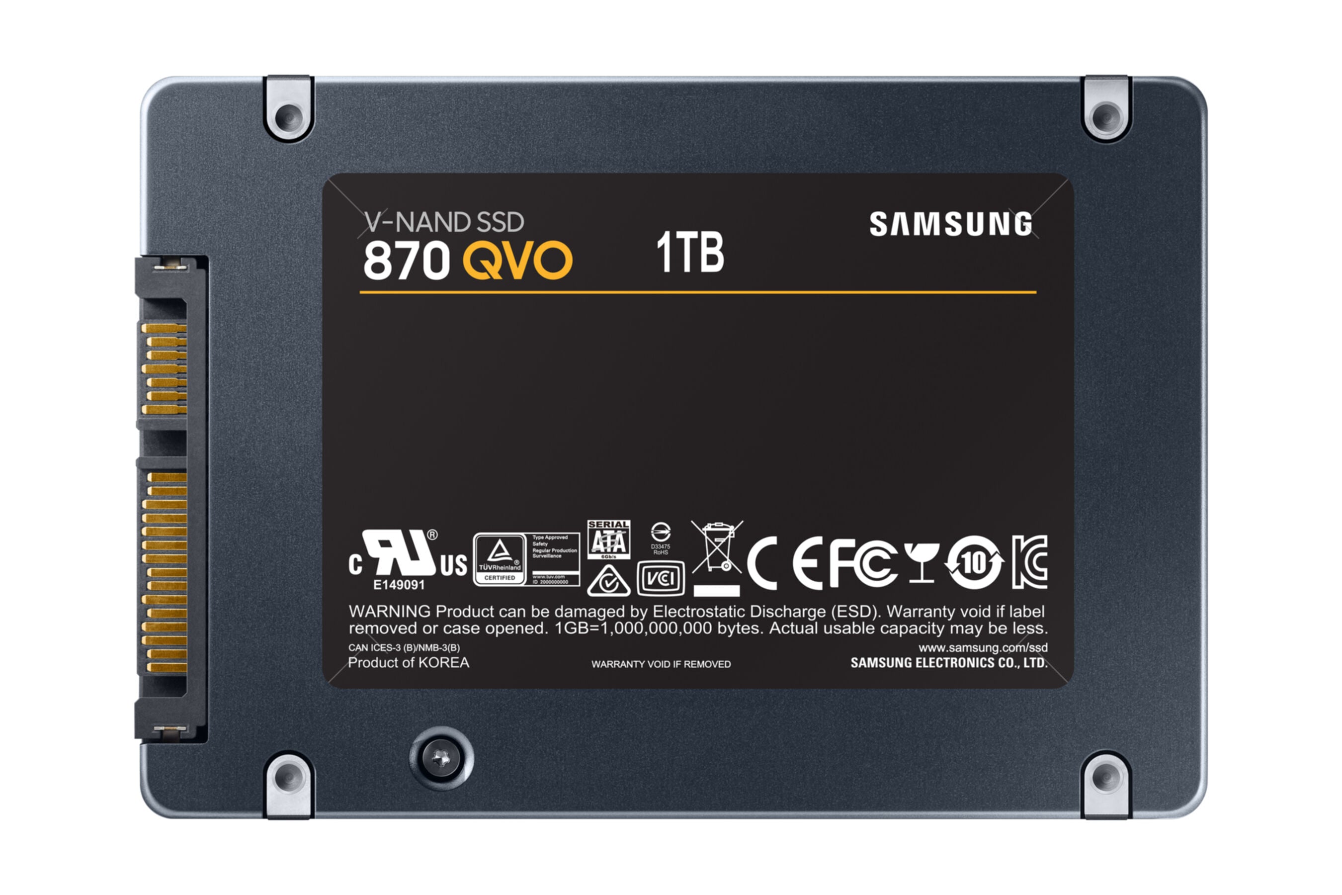SSD Samsung 870 QVO 1TB Sata3  MZ-77Q1T0BW