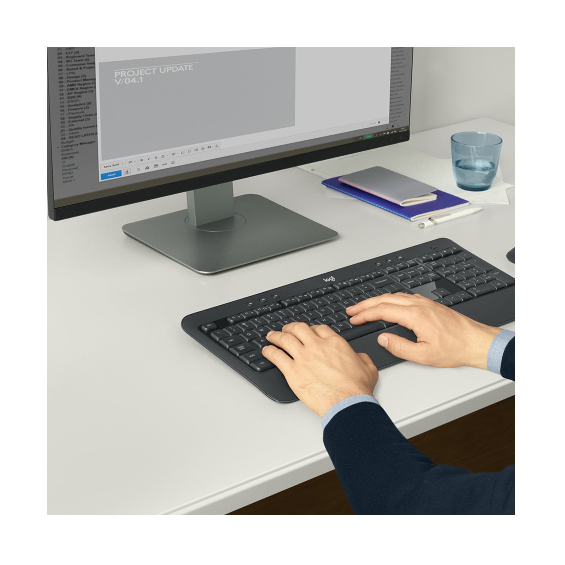 Keyboard & Mouse Logitech Wireless Combo MK540 black (US) (920-008685)