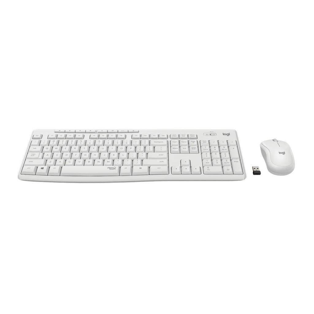 Keyboard & Mouse Logitech Wireless Combo MK295 white (DE) (920-009819)