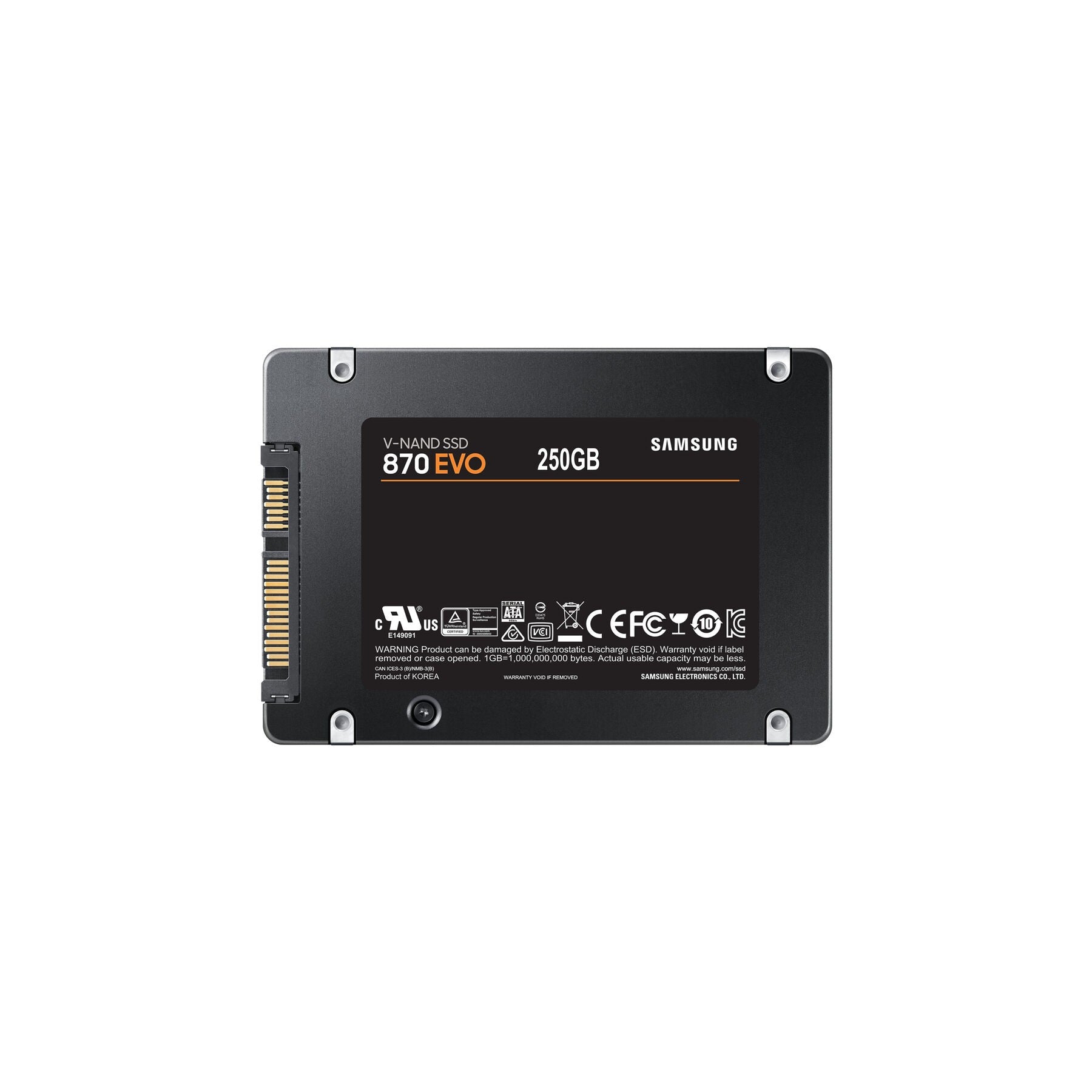 SSD Samsung 870 EVO 250GB Sata3  MZ-77E250B/EU