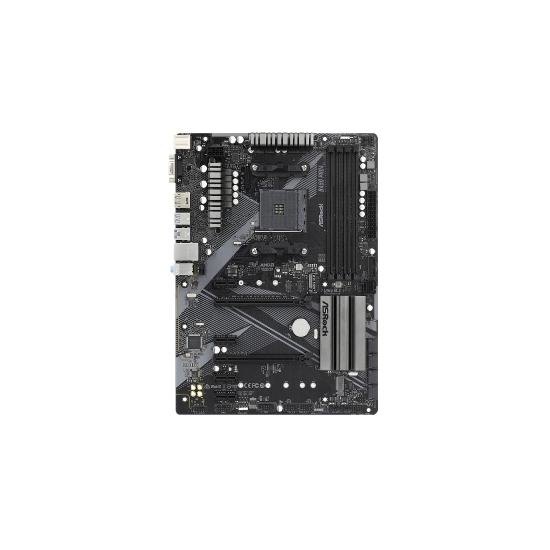 ASROCK B450 PRO4 R2.0 (AM4) (D)