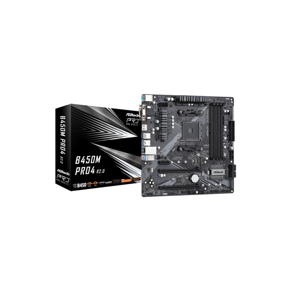 ASROCK B450M PRO4 R2.0(AM4) (D)