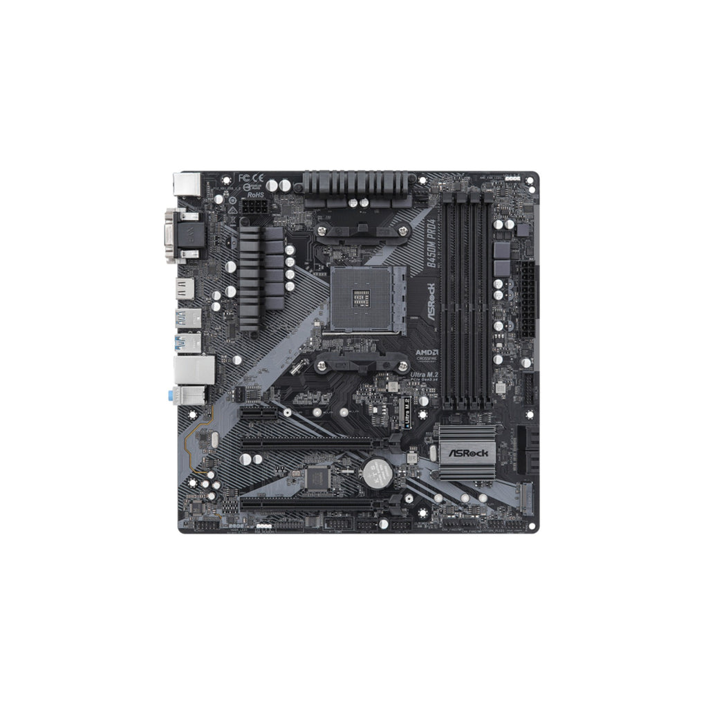 ASROCK B450M PRO4 R2.0(AM4) (D)