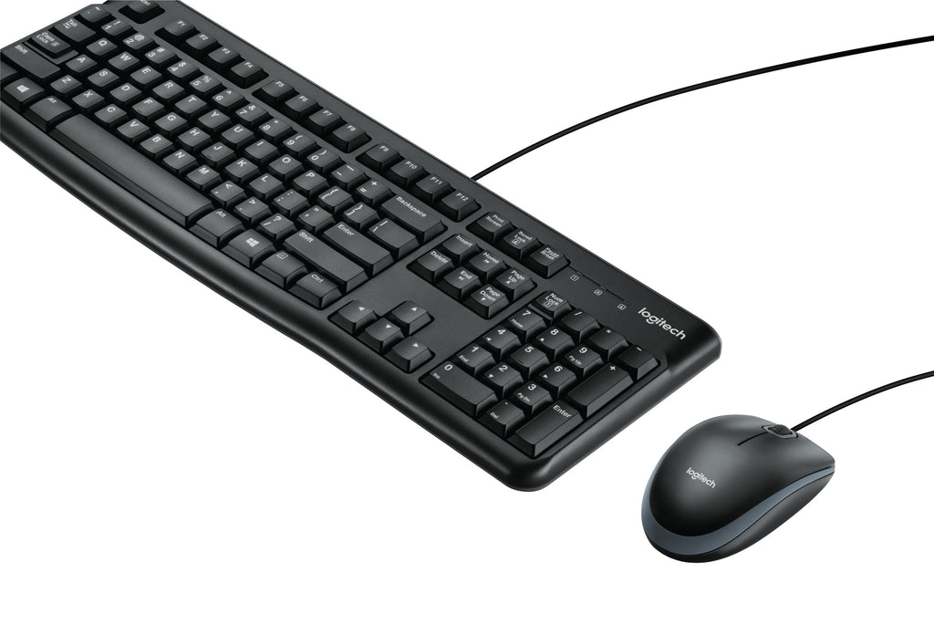 Keyboard & Mouse Logitech Wired Combo MK120 black  (US) (920-002562)