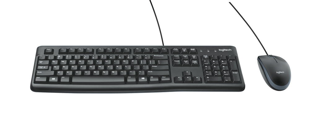 Keyboard & Mouse Logitech Wired Combo MK120 black  (US) (920-002562)
