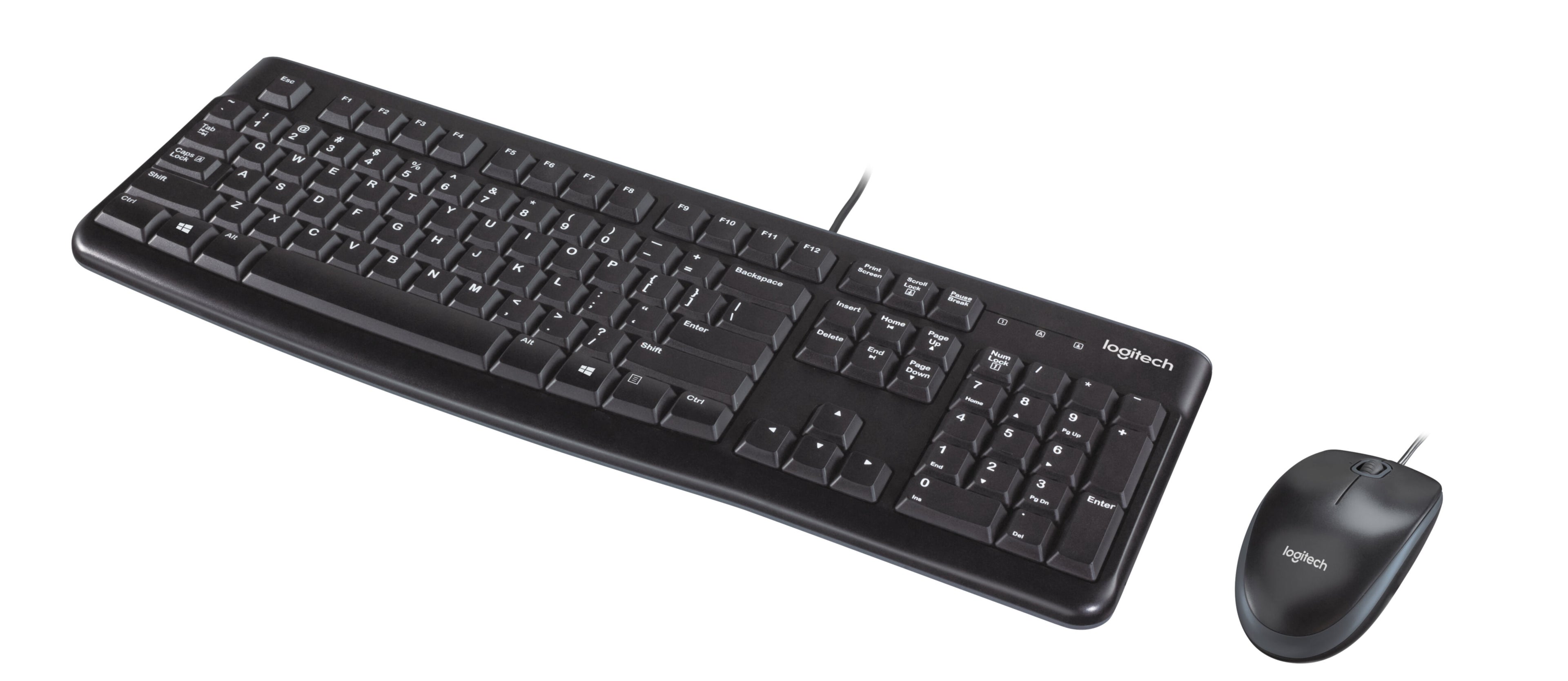 Keyboard & Mouse Logitech Wired Combo MK120 black  (US) (920-002562)