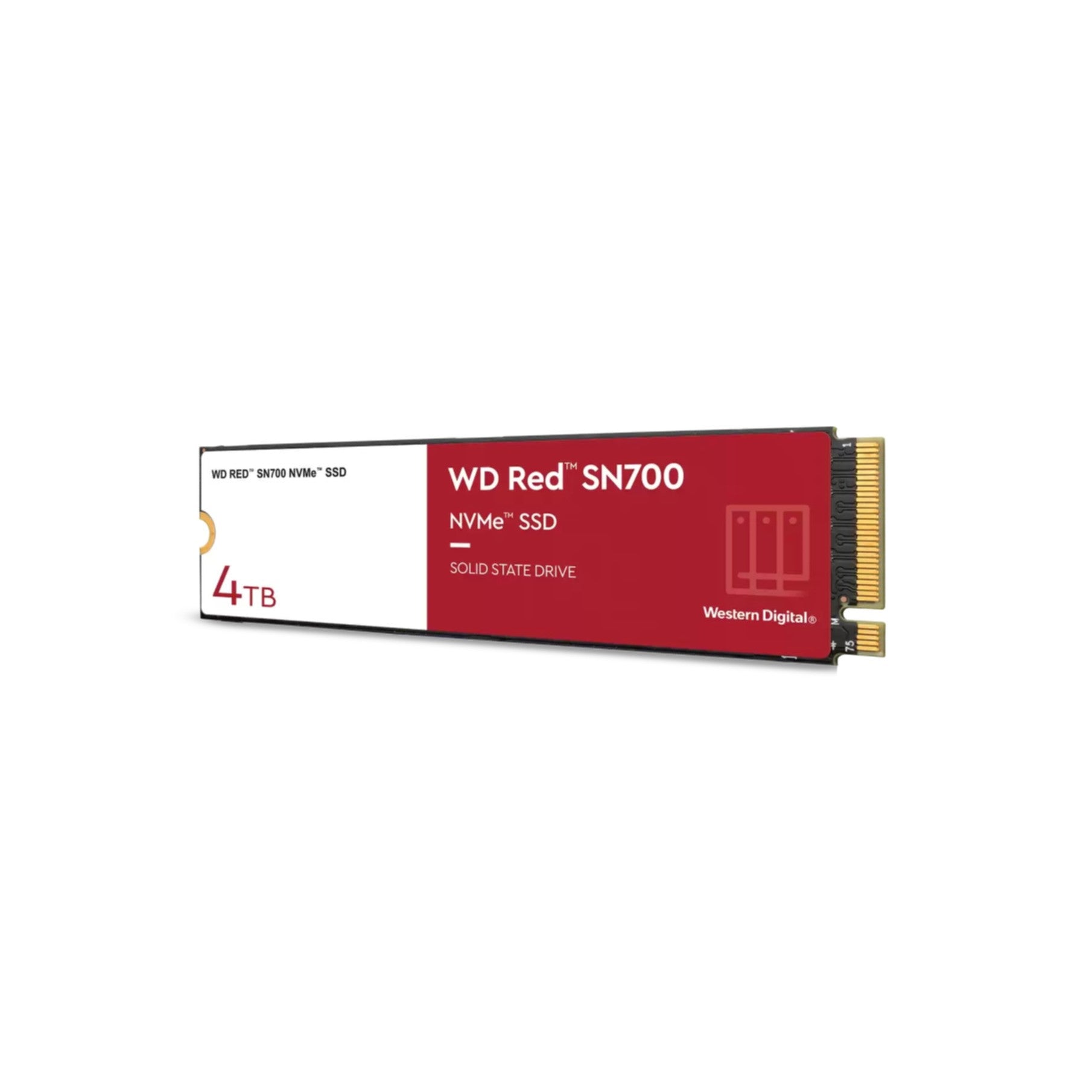 SSD WD RED SN700 4TB NAS NVME M.2 PCIe Express Gen3.0 x4 WDS400T1R0C