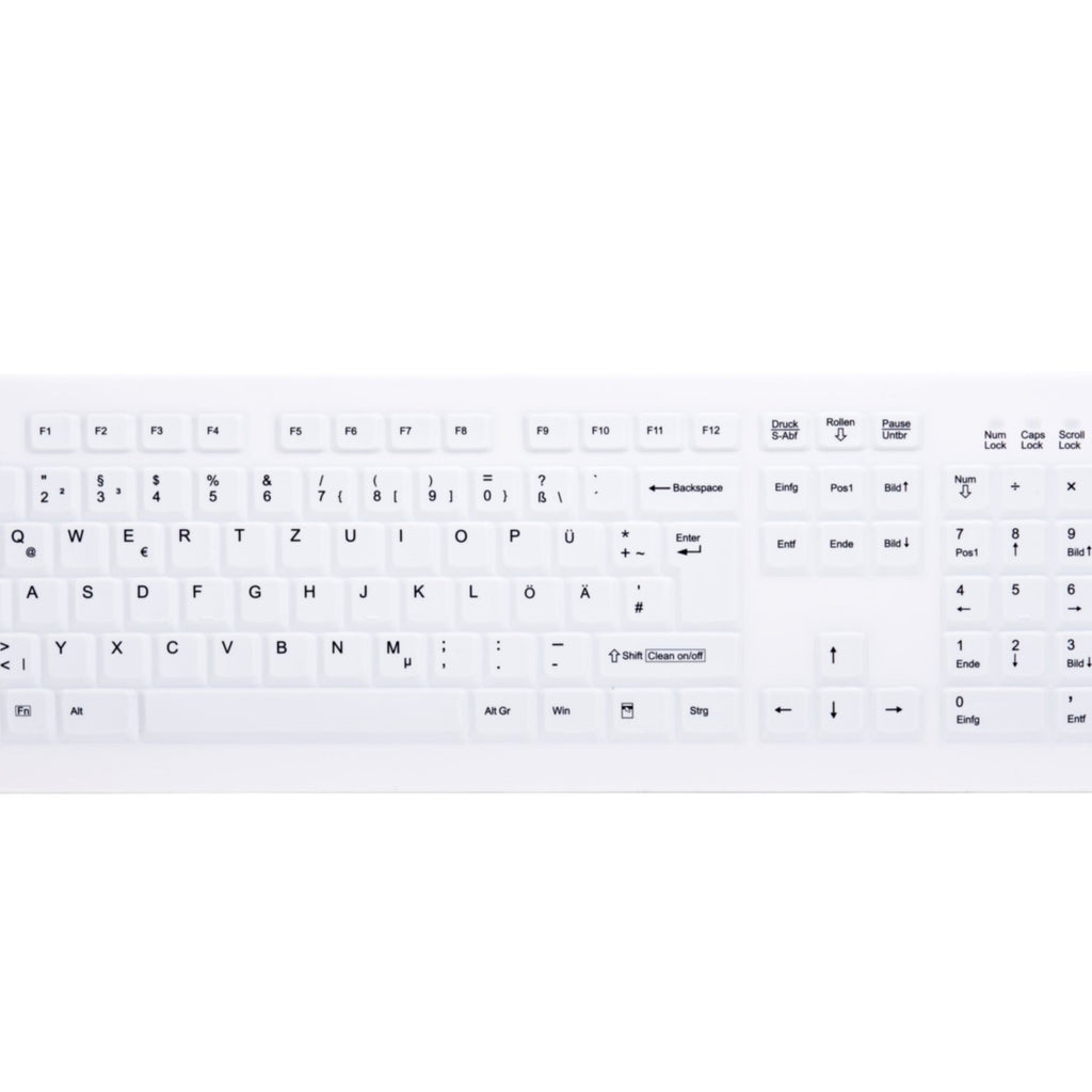 Keyboard Cherry Medical Active Key AK-C8100 Wireless white (DE) (AK-C8100F-FU1-W/GE)