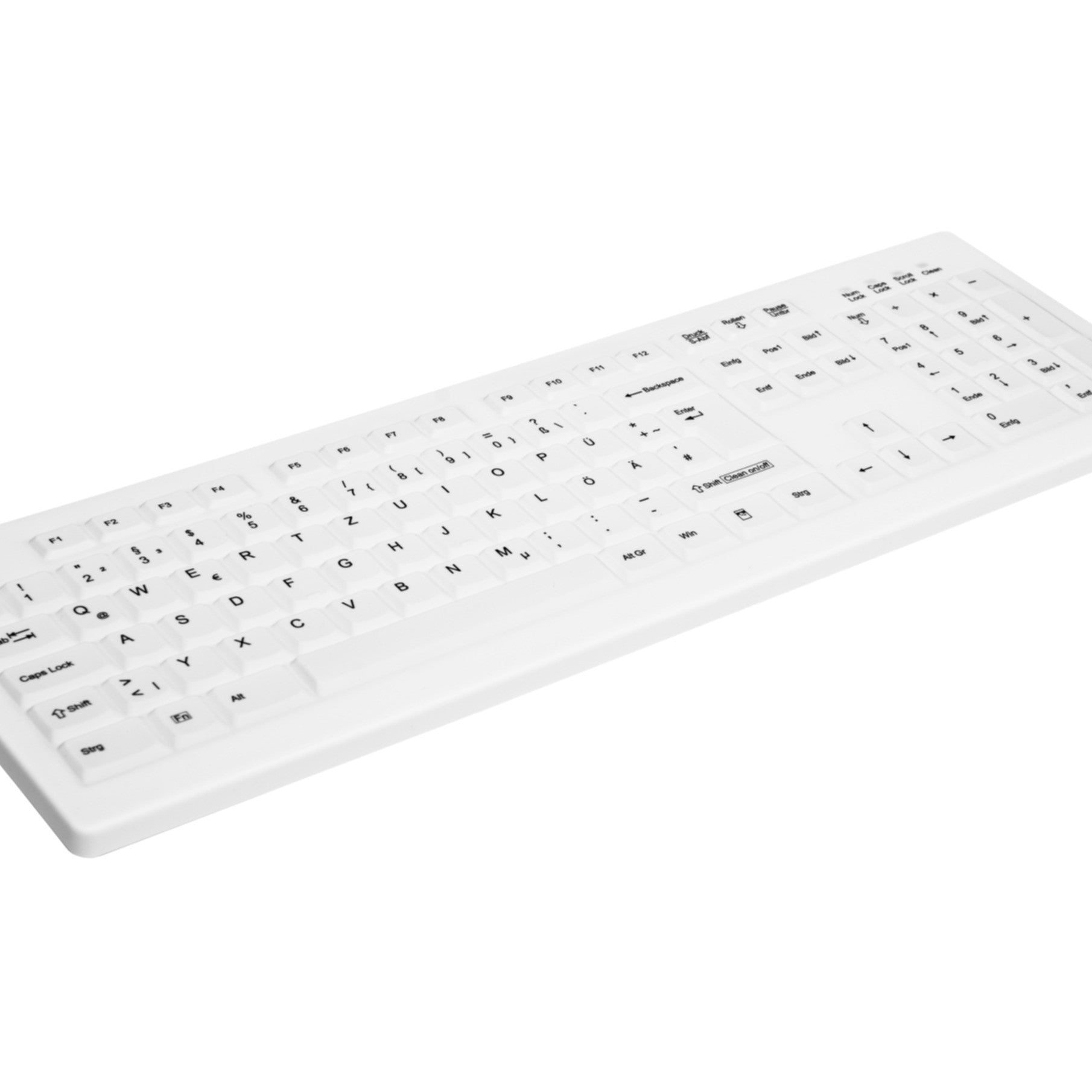 Keyboard Cherry Medical Active Key AK-C8100 Wireless white (DE) (AK-C8100F-FU1-W/GE)
