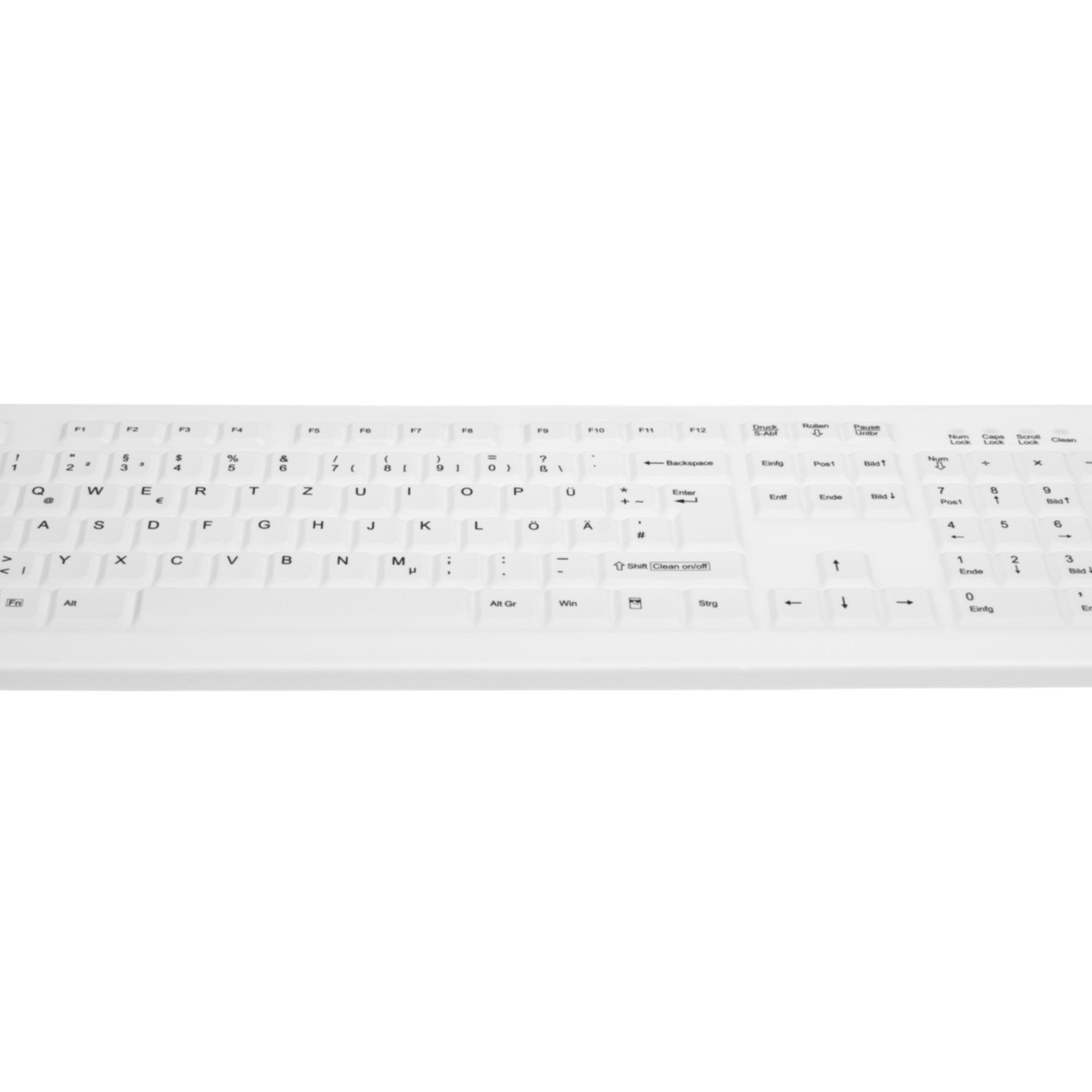 Keyboard Cherry Medical Active Key AK-C8100 Wireless white (DE) (AK-C8100F-FU1-W/GE)