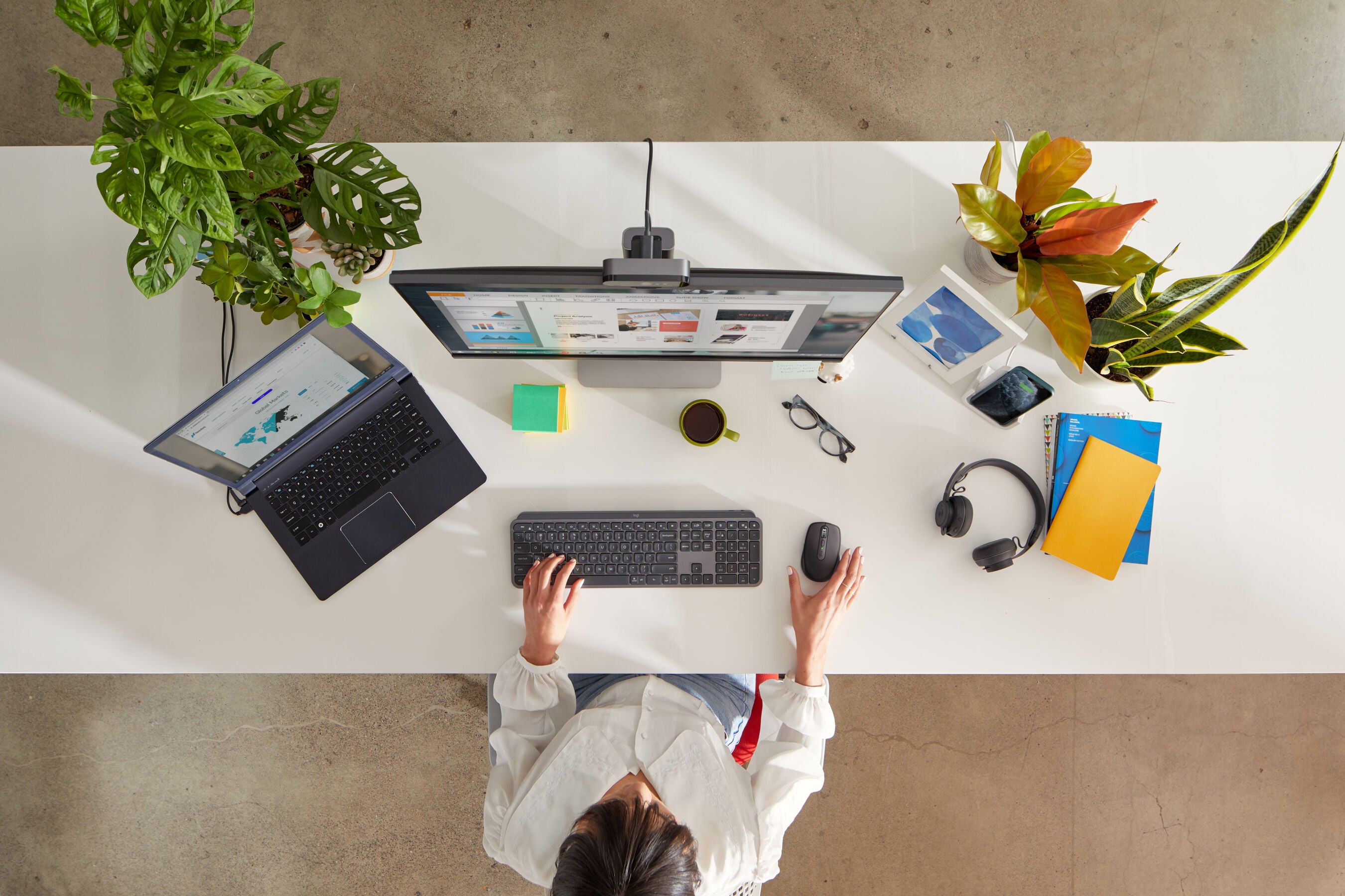 Keyboard Logitech MX Keys Wireless Graphite (DE) (920-010244)