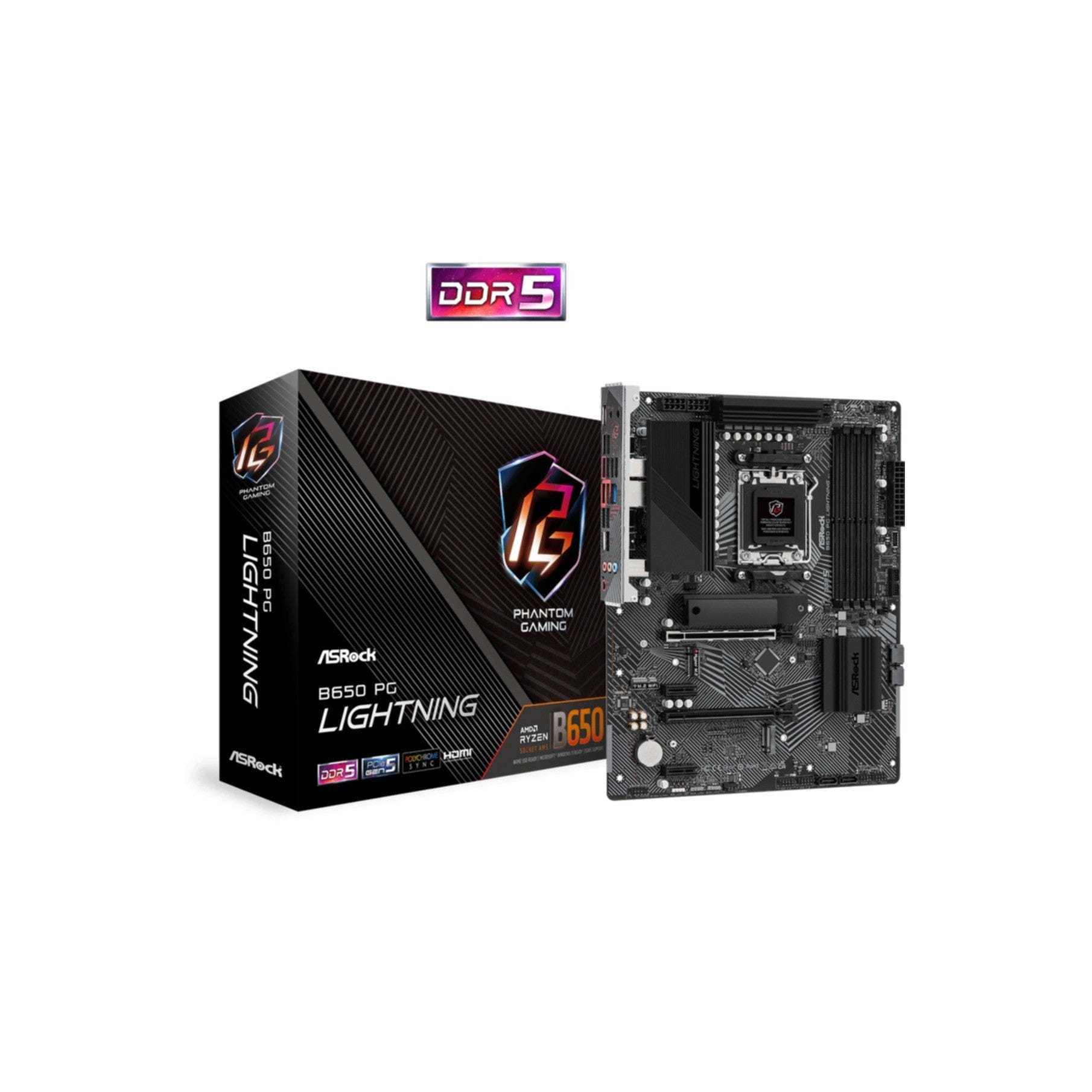 ASROCK B650 Phantom Gaming Lightning (AM5) (D)