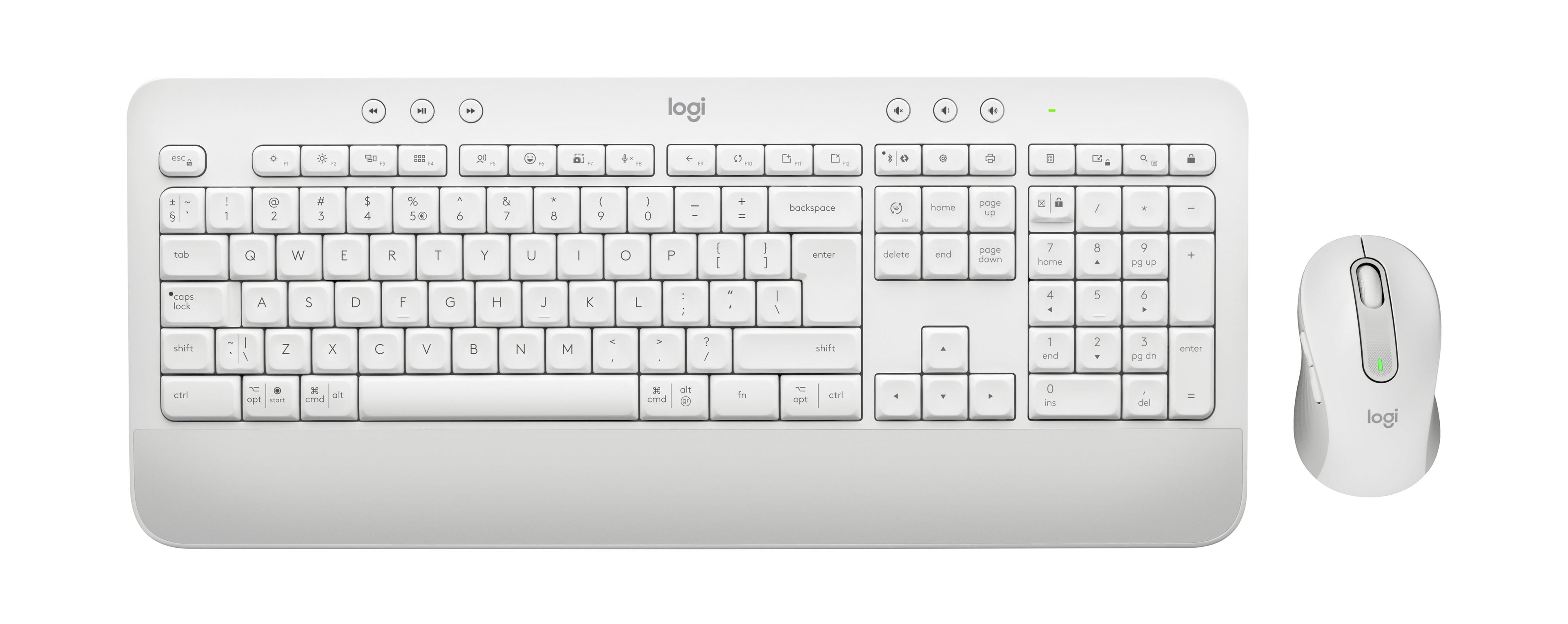Keyboard & Mouse Logitech Wireless Combo MK650 white (DE) (920-011022)