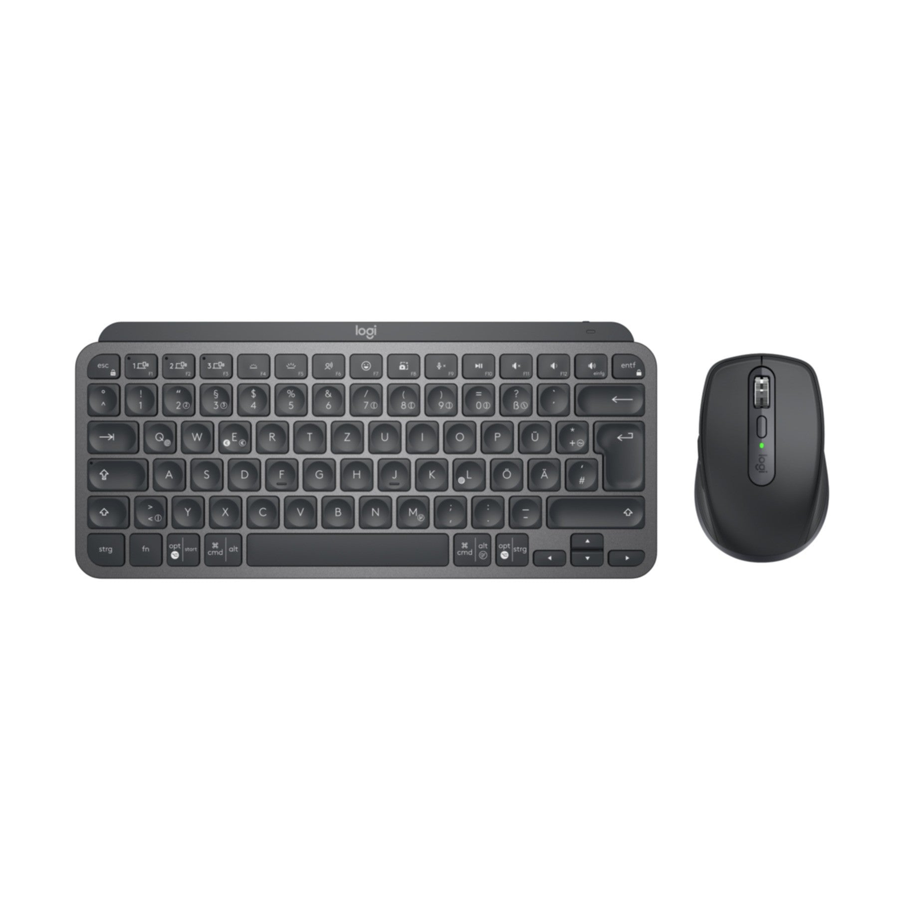 Keyboard & Mouse Logitech MX Keys mini Wireless graphite (DE) (920-011054)