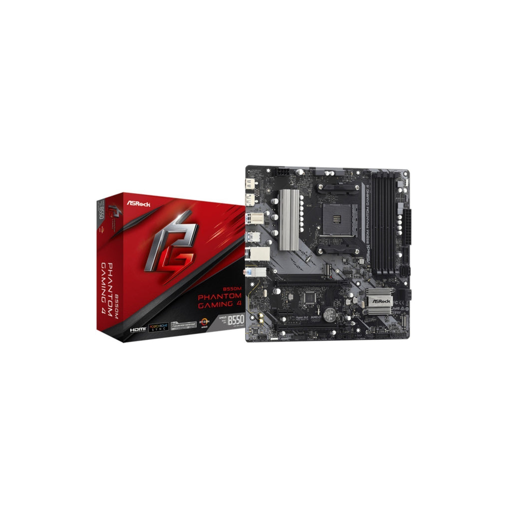 ASROCK B550M Phantom Gaming 4 (AM4) (D)
