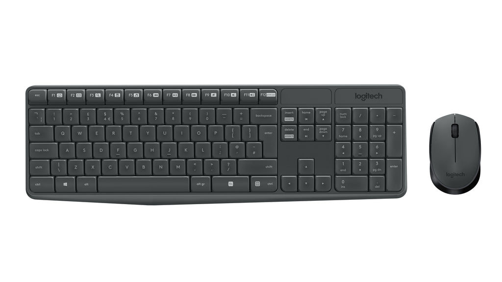 B-Keyboard & Mouse Logitech Wireless Combo MK235 black (US) (920-007931)