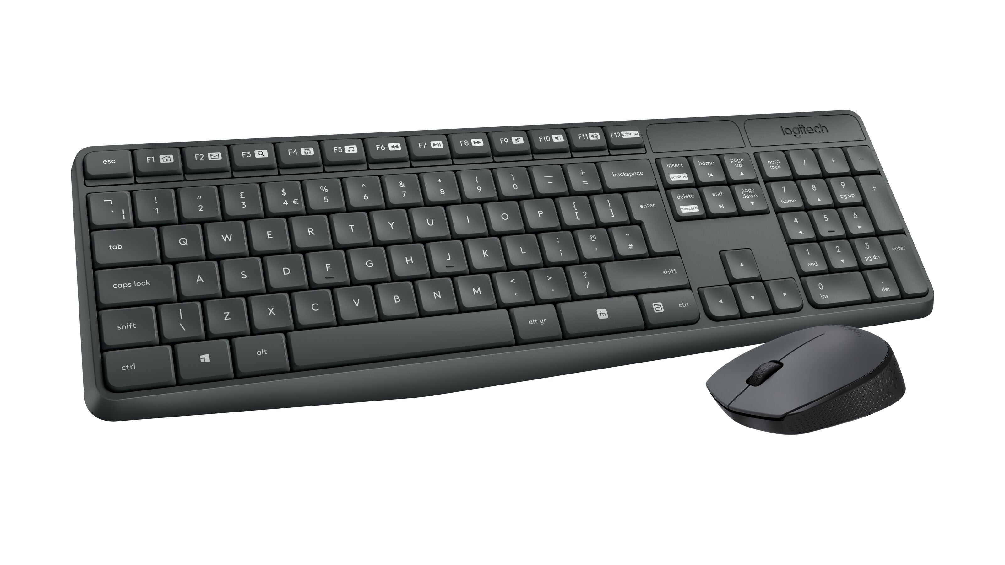 B-Keyboard & Mouse Logitech Wireless Combo MK235 black (US) (920-007931)