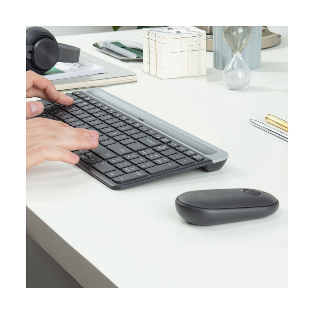 Keyboard & Mouse Logitech Wireless Combo MK470 slim black (US) (920-009204)