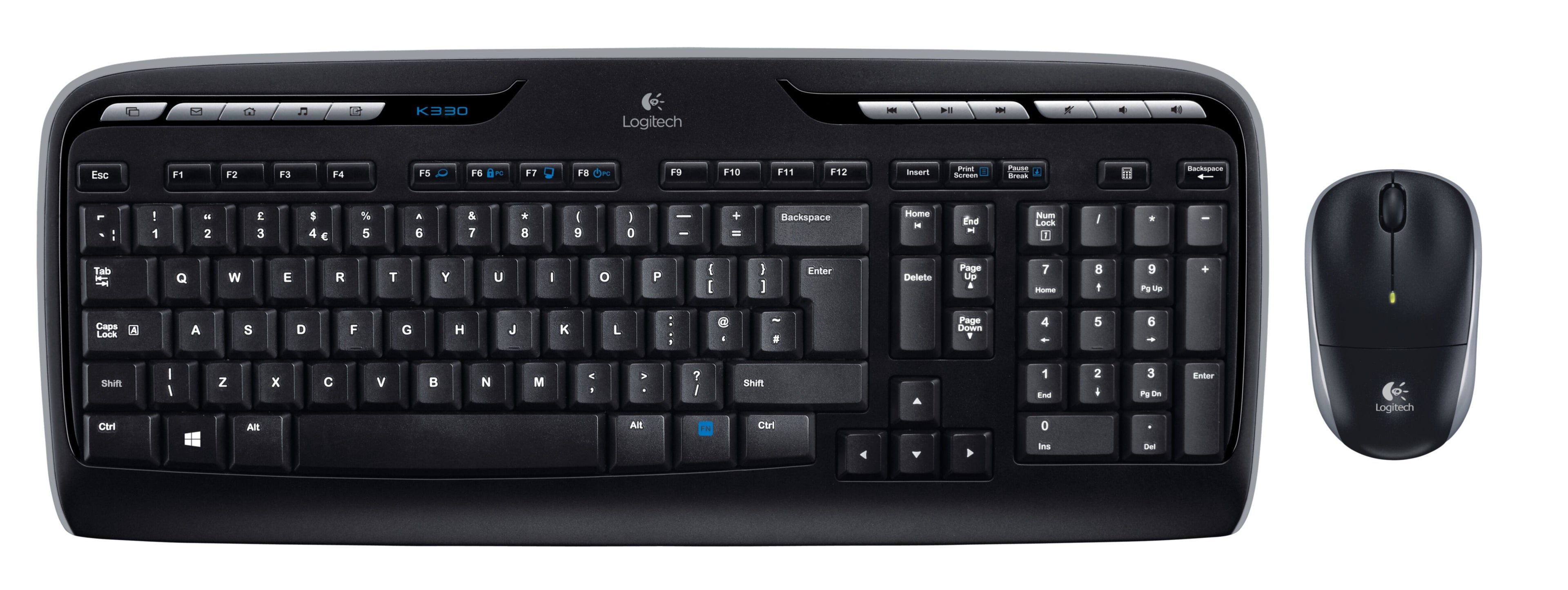 B-Keyboard & Mouse Logitech Wireless Combo MK330 black (US) (920-003989)
