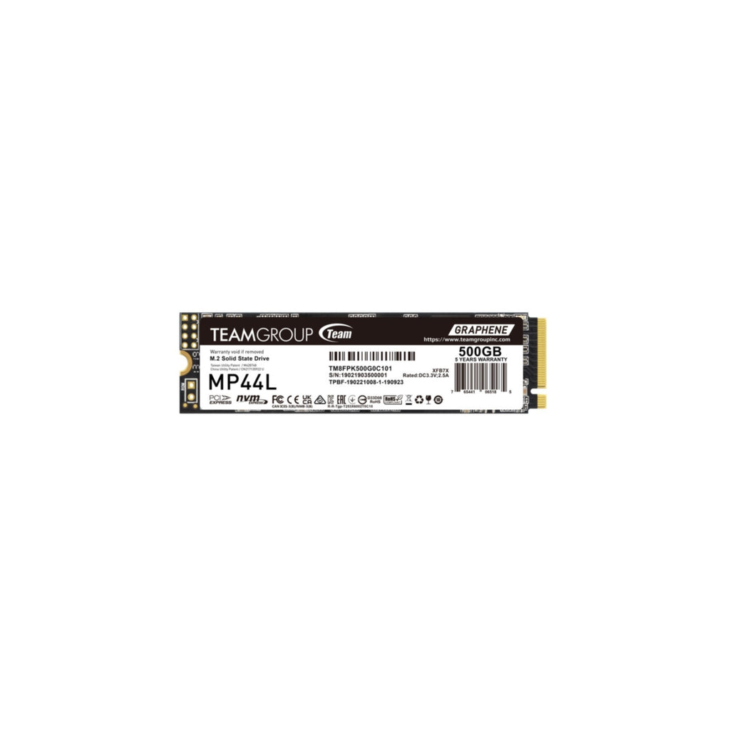 SSD Teamgroup 500GB MP44L TM8FPK500G0C101 PCIe M.2  PCIe 4.0 x4 NVME