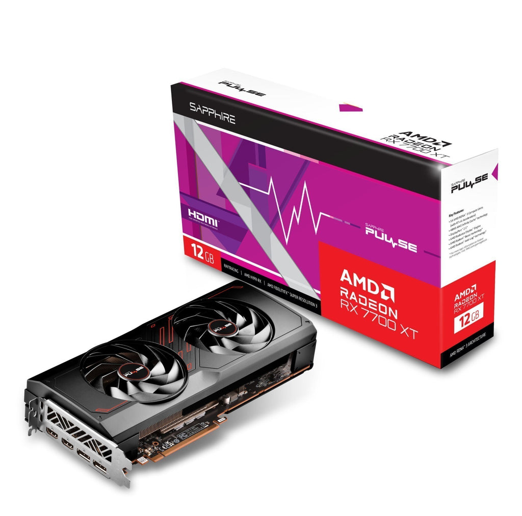 VGA SAPPHIRE PULSE RADEON RX 7700 XT 12GB Gaming  GDDR6 (UEFI)