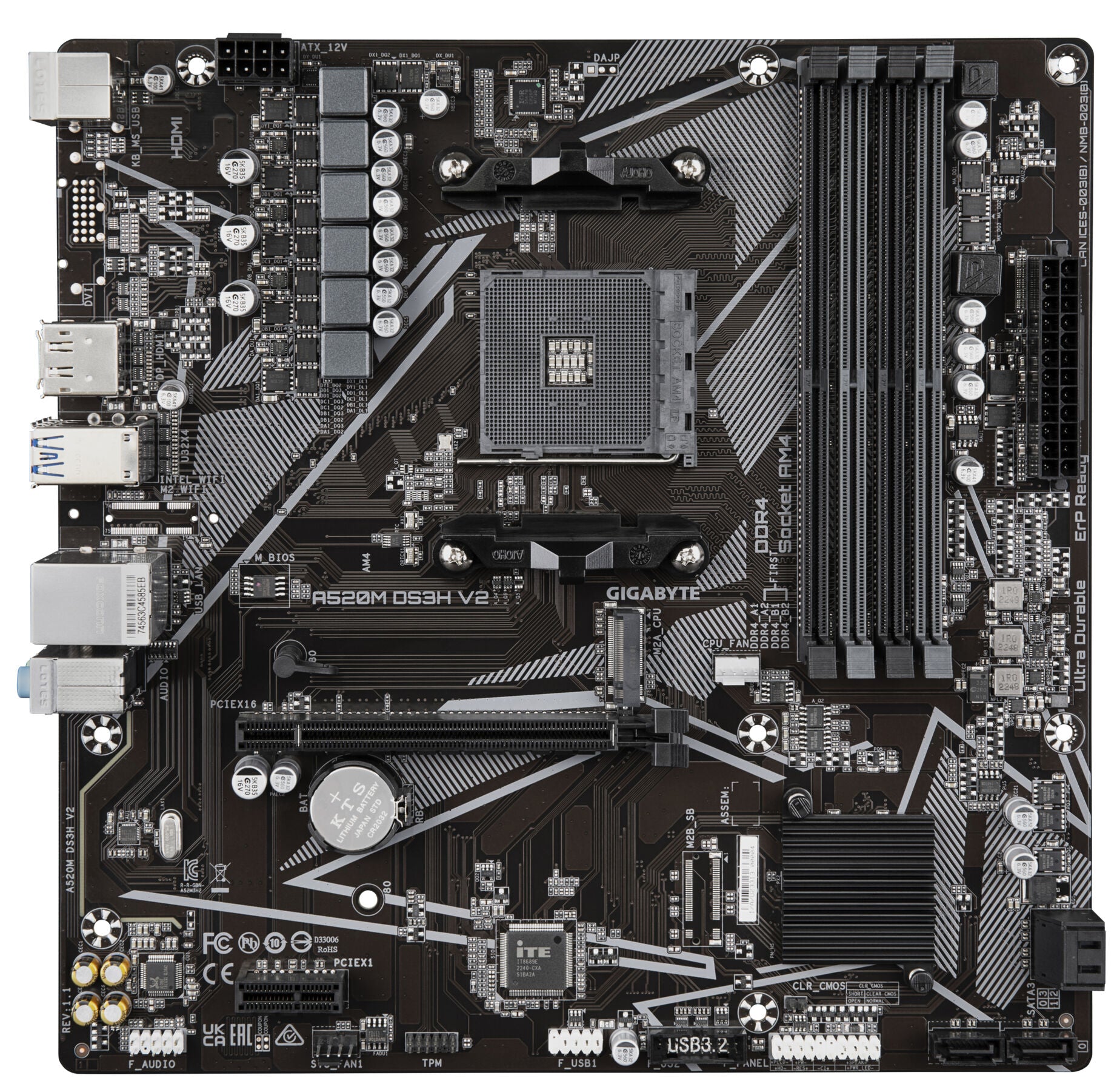 Gigabyte GA-A520M-DS3H V2(AM4) (D)