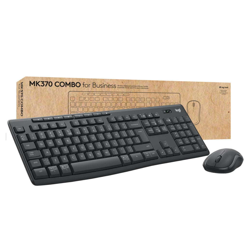 Keyboard & Mouse Logitech Wireless Combo for Business MK370 black (DE) (920-012065)