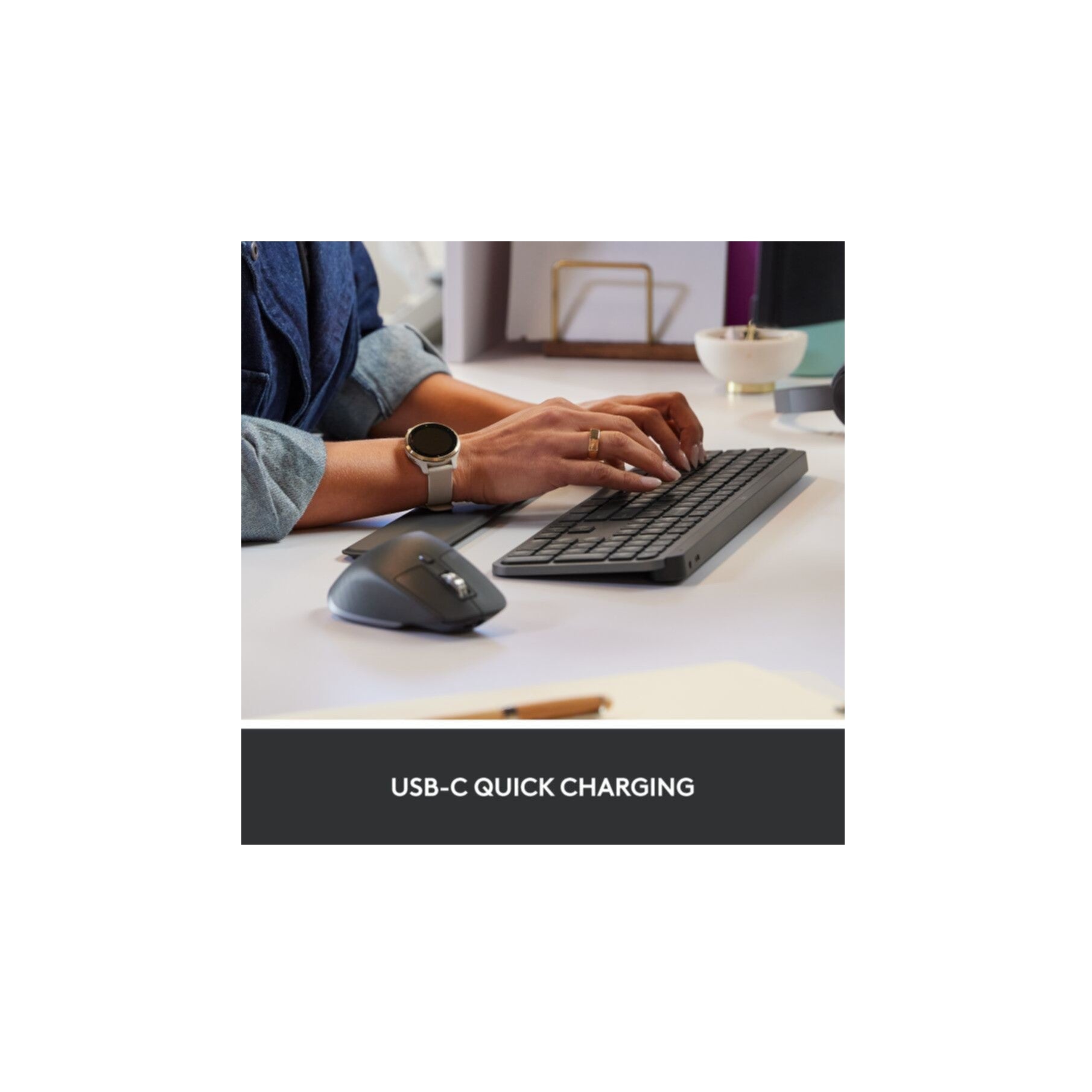 Keyboard & Mouse Logitech MX Keys Combo for Business Wireless black (DE) (920-010926)