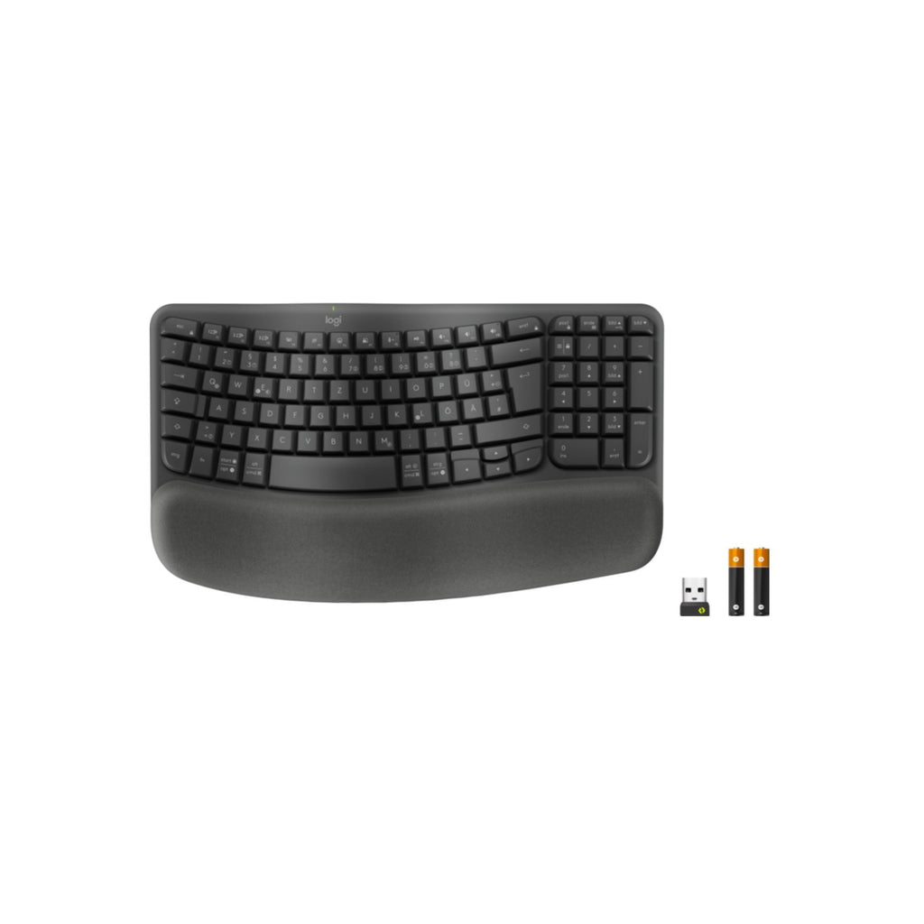 Keyboard Logitech Wave Keys for Business Wireless Graphite (DE) (920-012327)