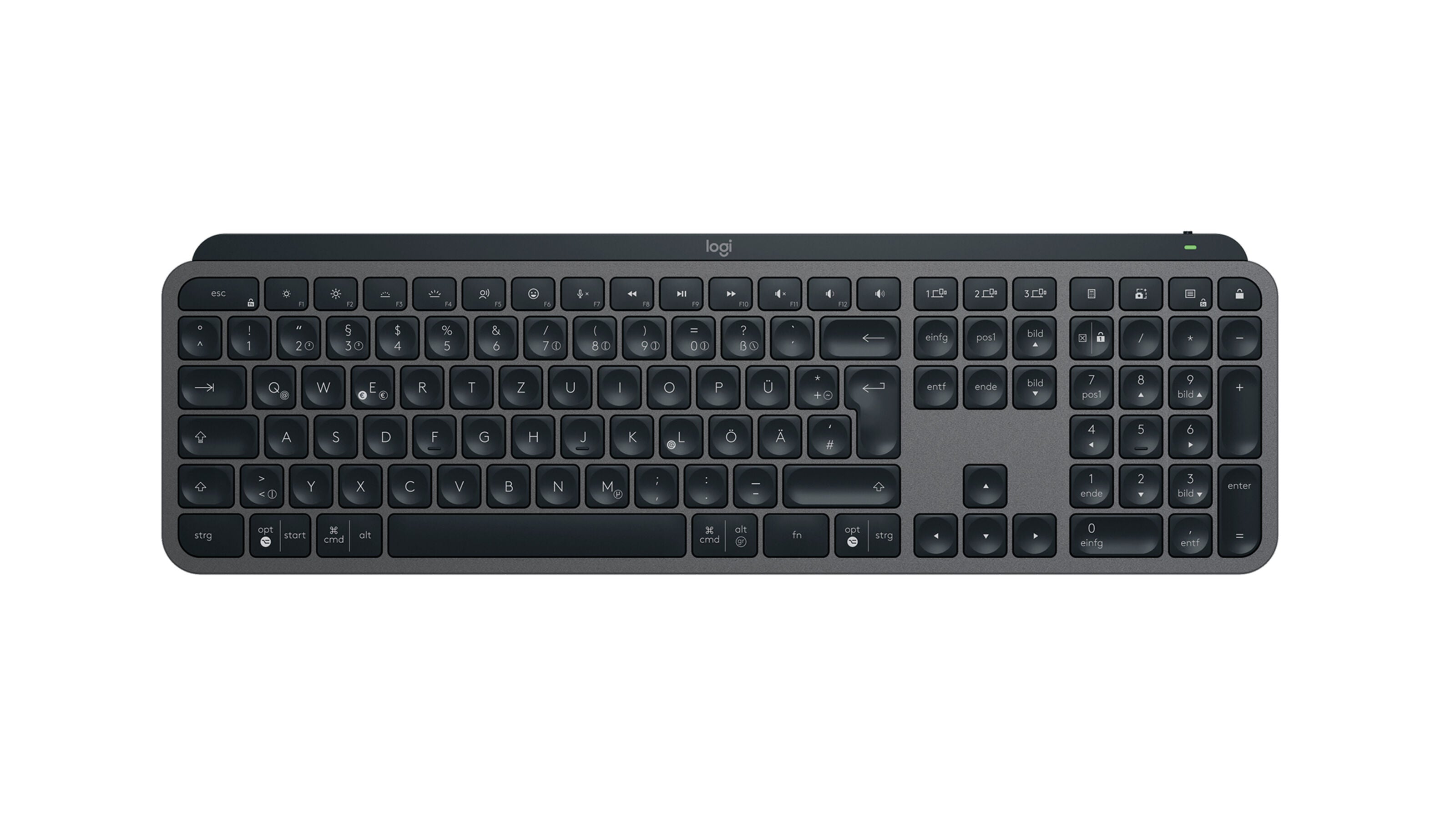 Keyboard Logitech MX Keys S Wireless Graphit (DE) (920-011565)