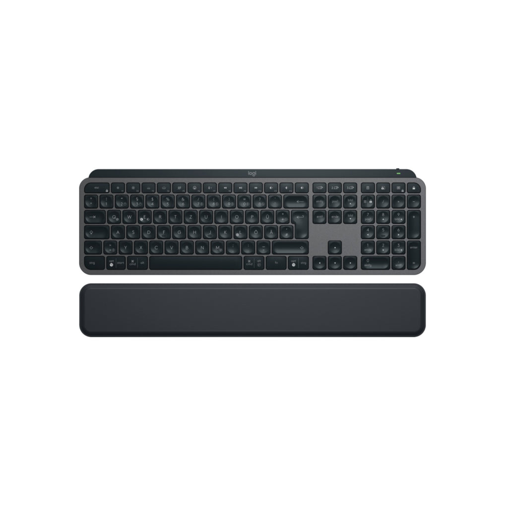 Keyboard Logitech MX Keys S + MX Palm Rest Wireless Graphit (DE) (920-011567)