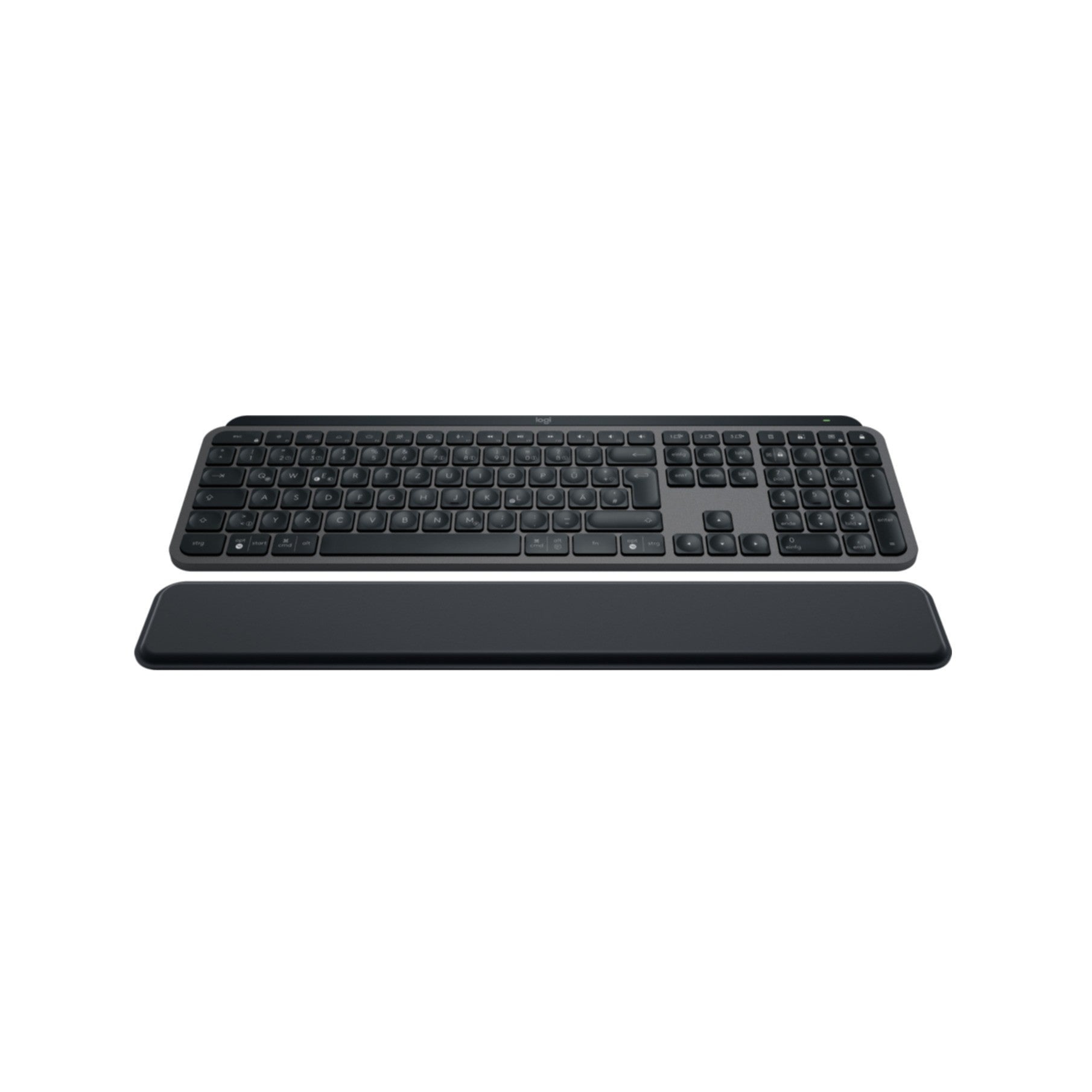 Keyboard Logitech MX Keys S + MX Palm Rest Wireless Graphit (DE) (920-011567)