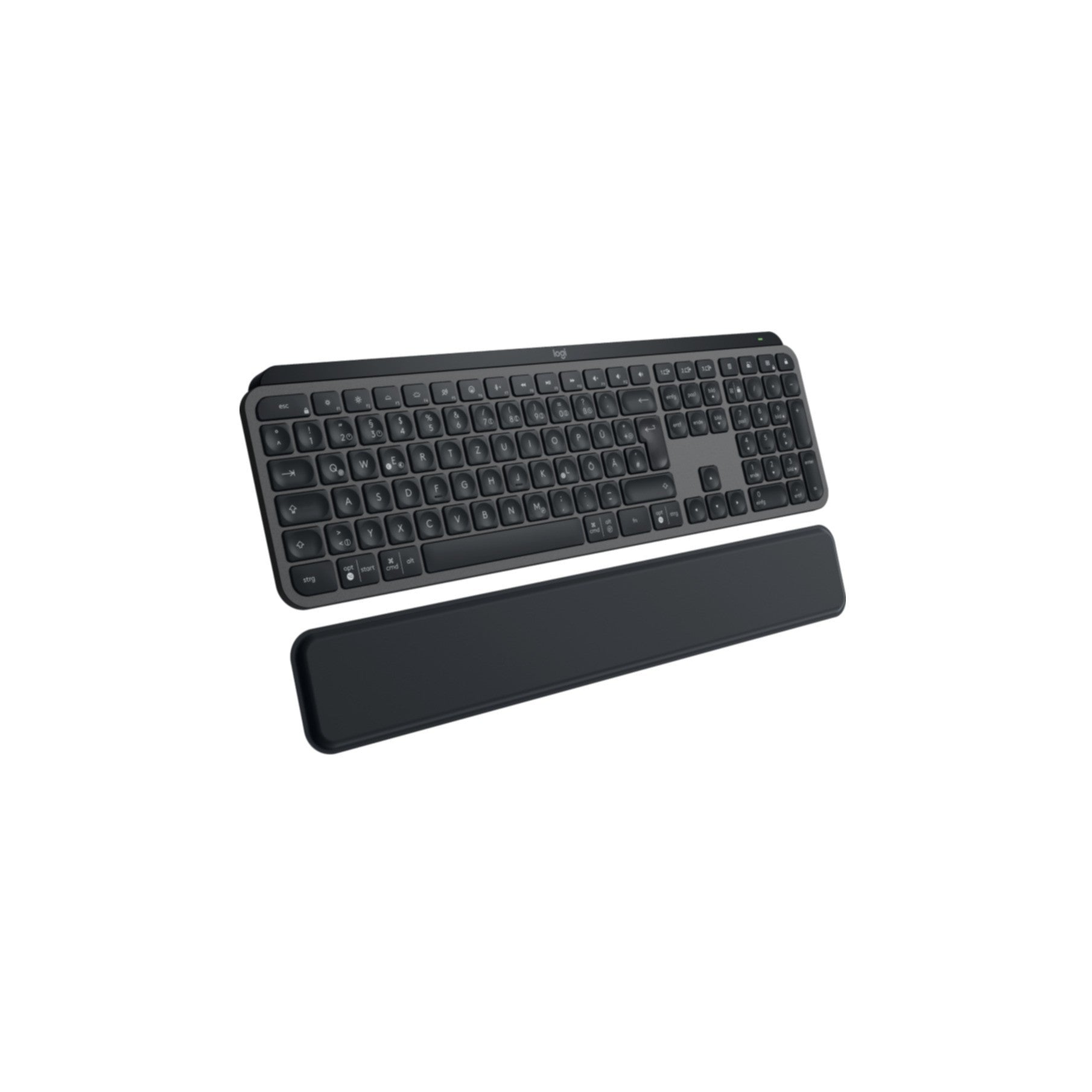 B-Keyboard Logitech MX Keys S + MX Palm Rest Wireless Graphit (DE) (920-011567)