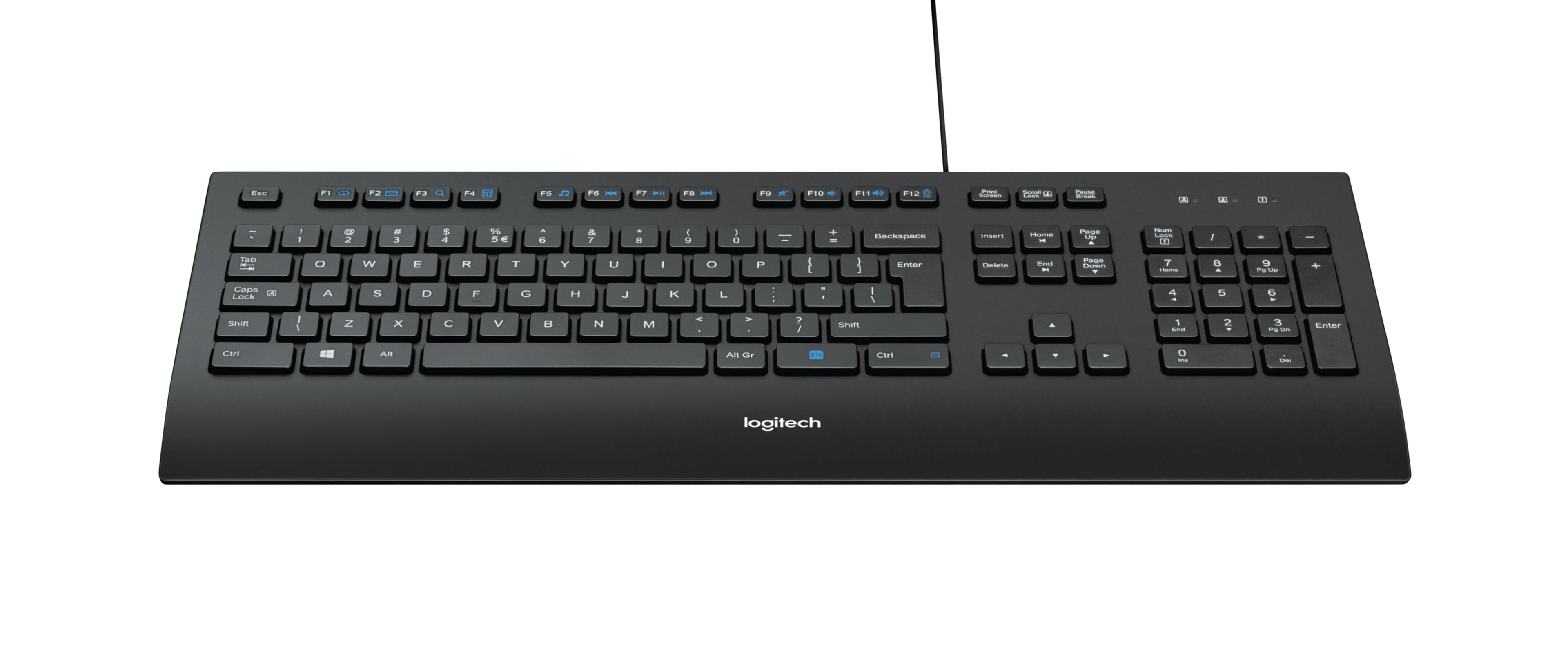 Keyboard Logitech K280E Pro Business wired black (US) (920-005217)