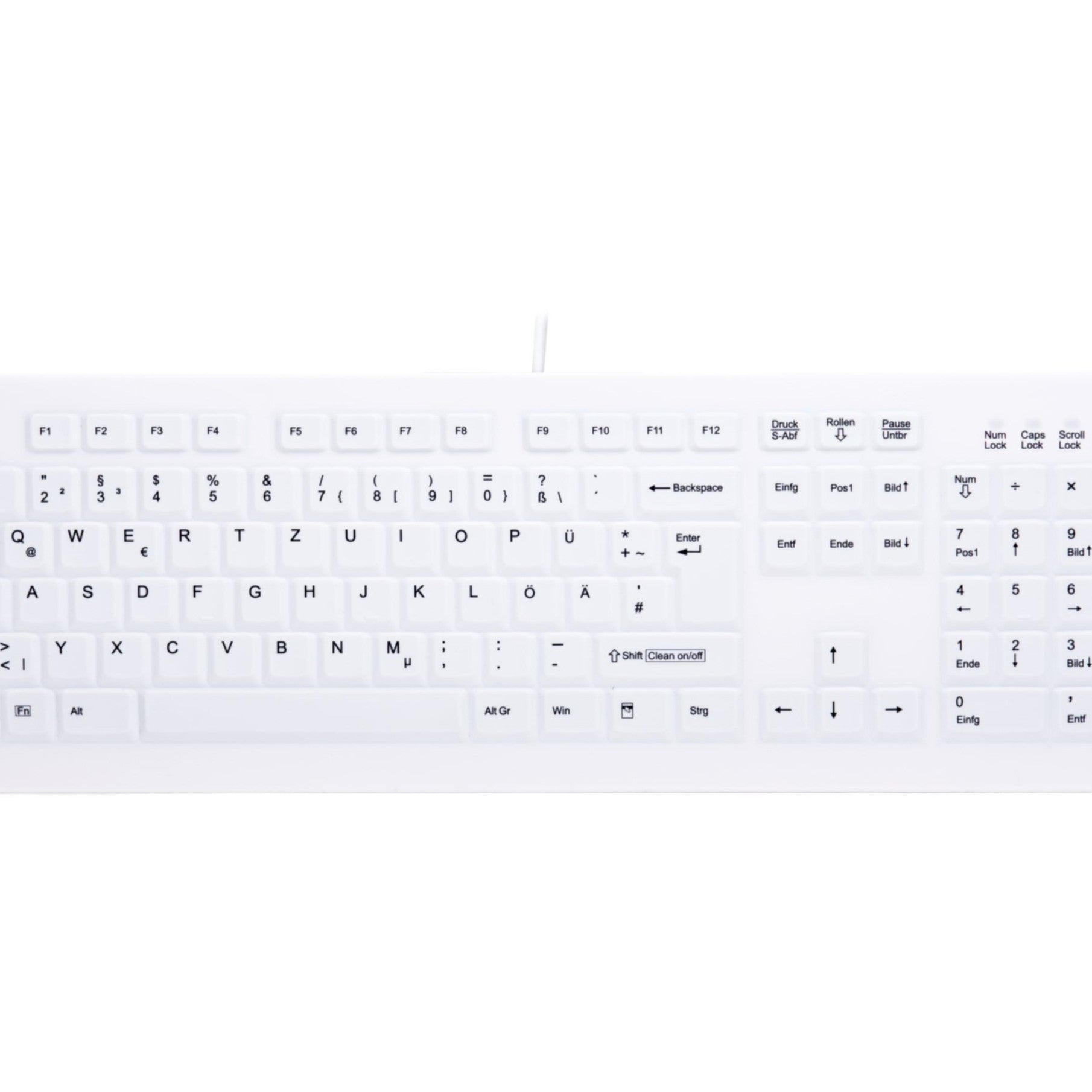 Keyboard Cherry Medical AK-C8100F Active Key wired white (DE) (AK-C8100F-UVS-W/GE)