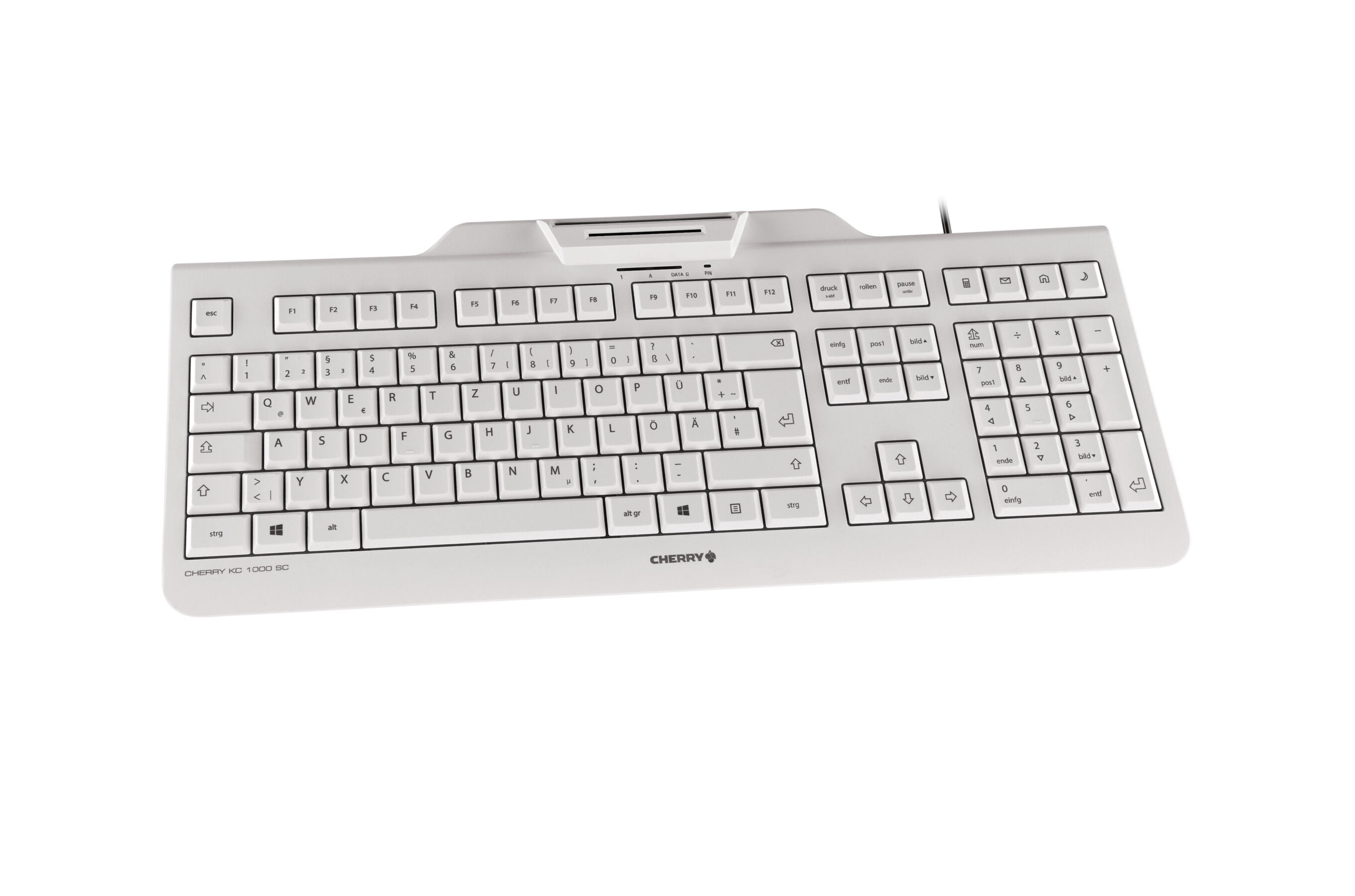 Keyboard Cherry KC 1000 SC wired white (DE) (JK-A0100DE-0)